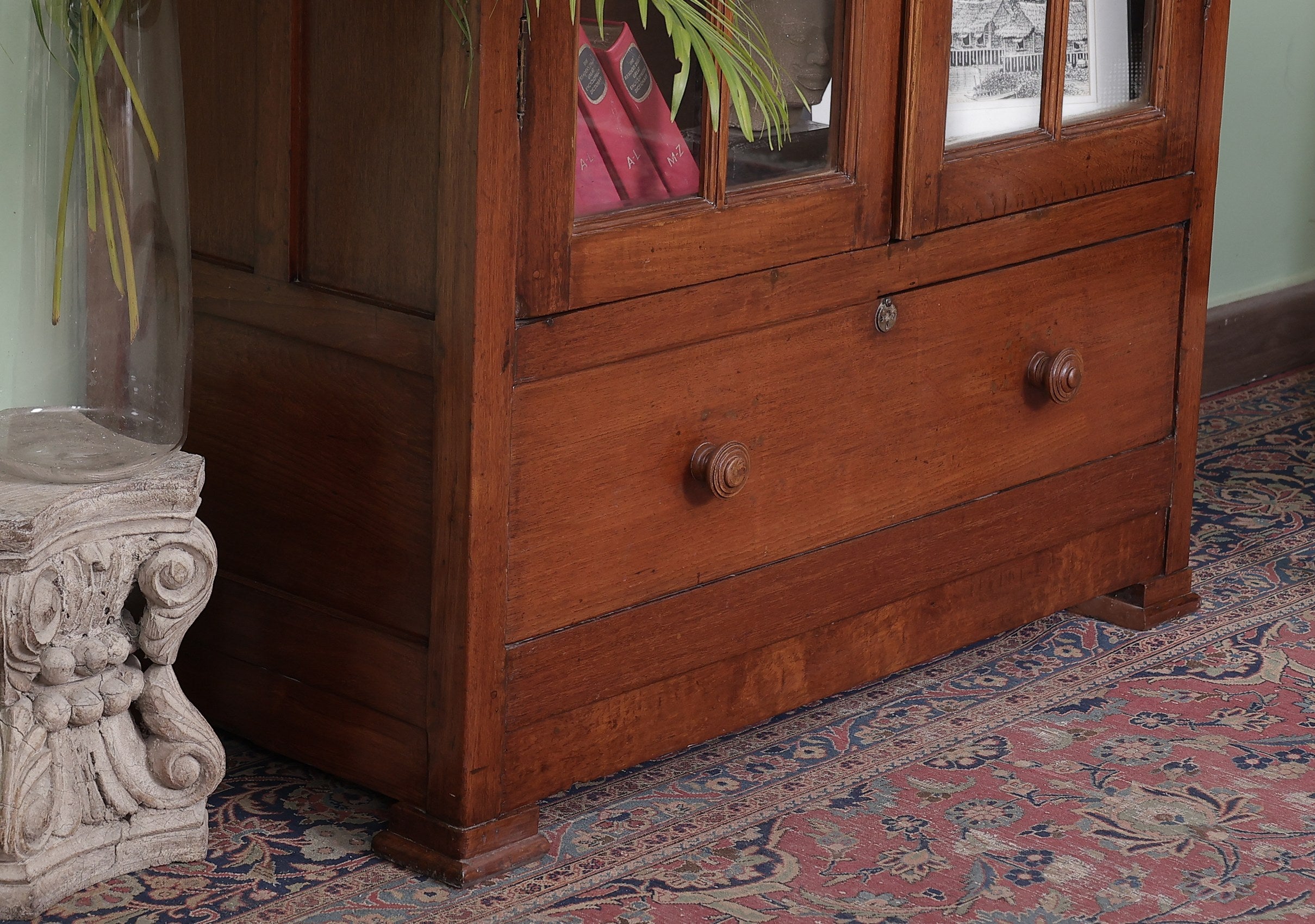 Trumbull Antique Bookcase