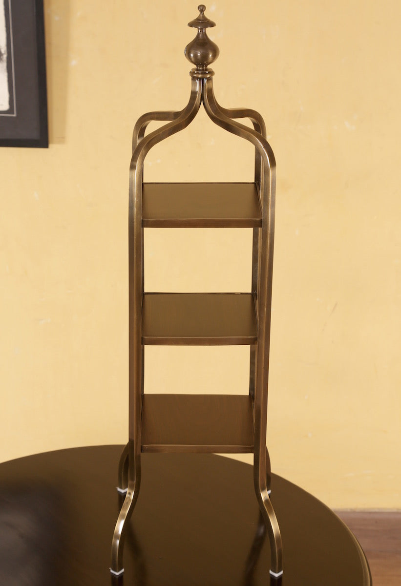 Skeete Brass Etagere