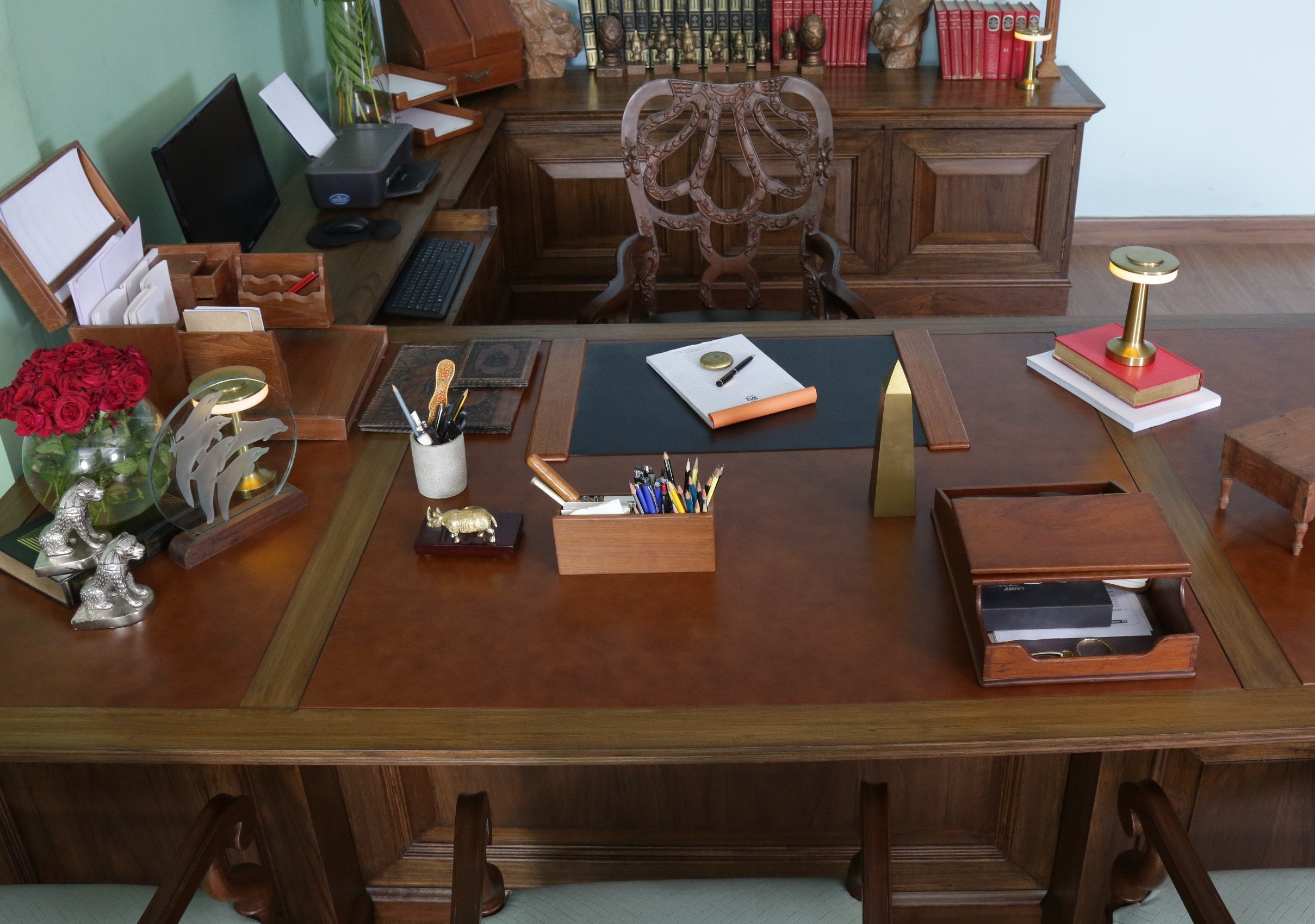 Churton Desk with Runner and Sideboard