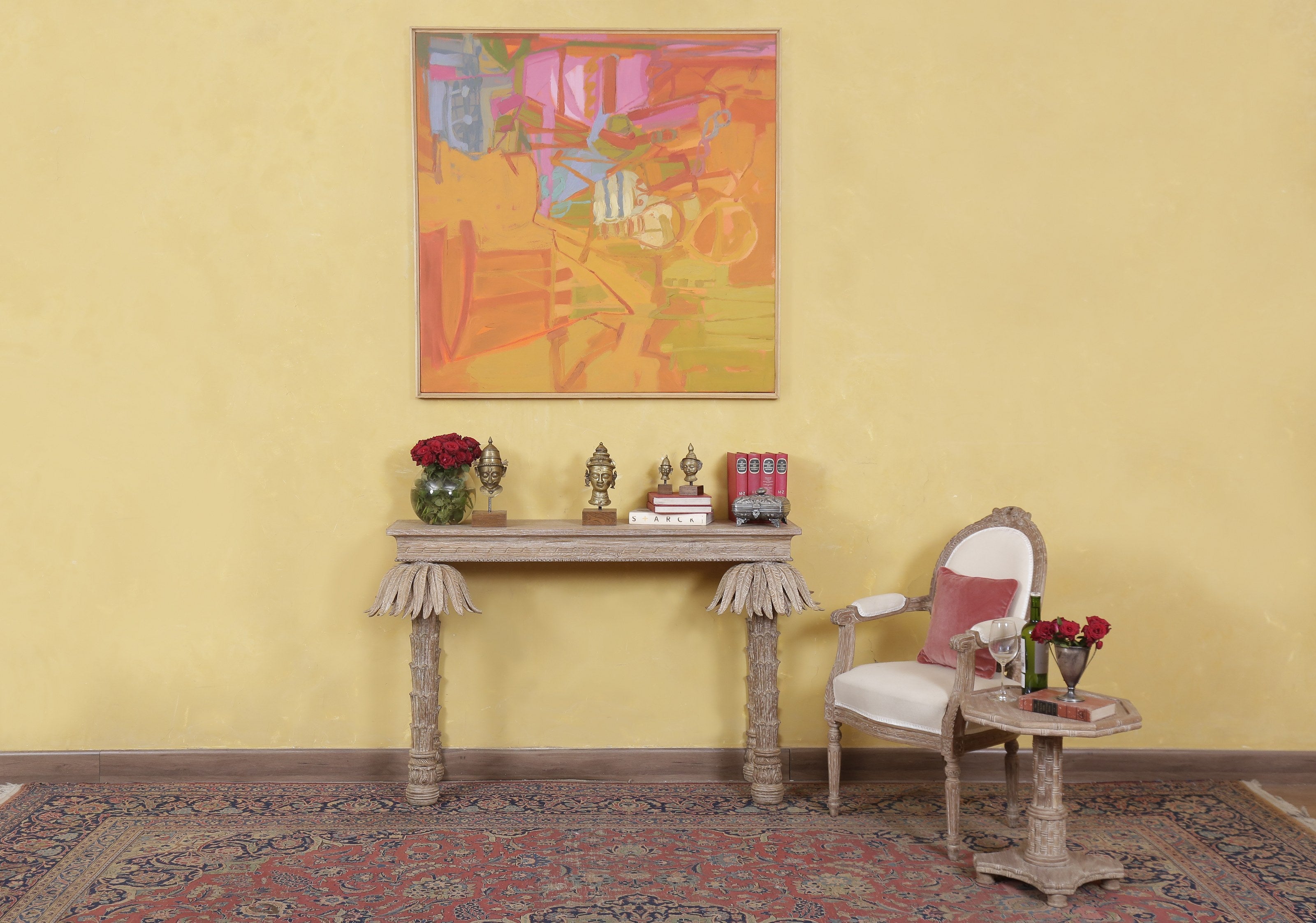 Zined Console Table