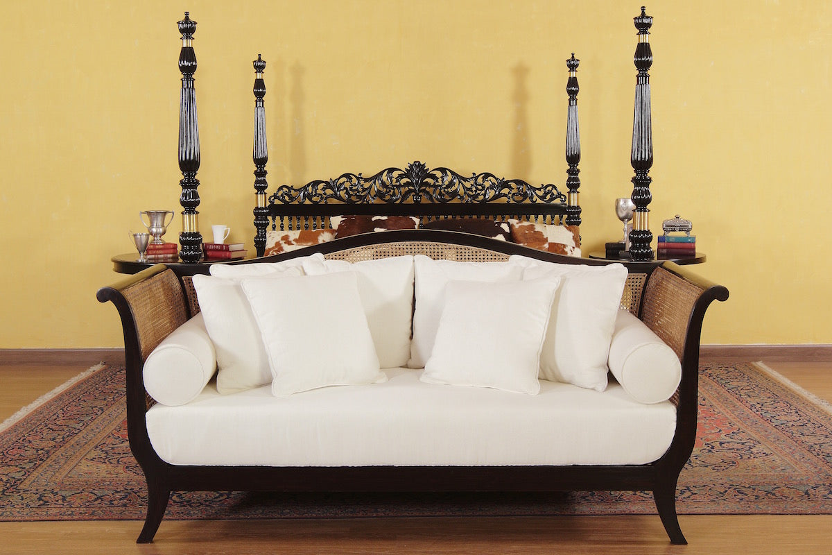 Duff Caned Sofa