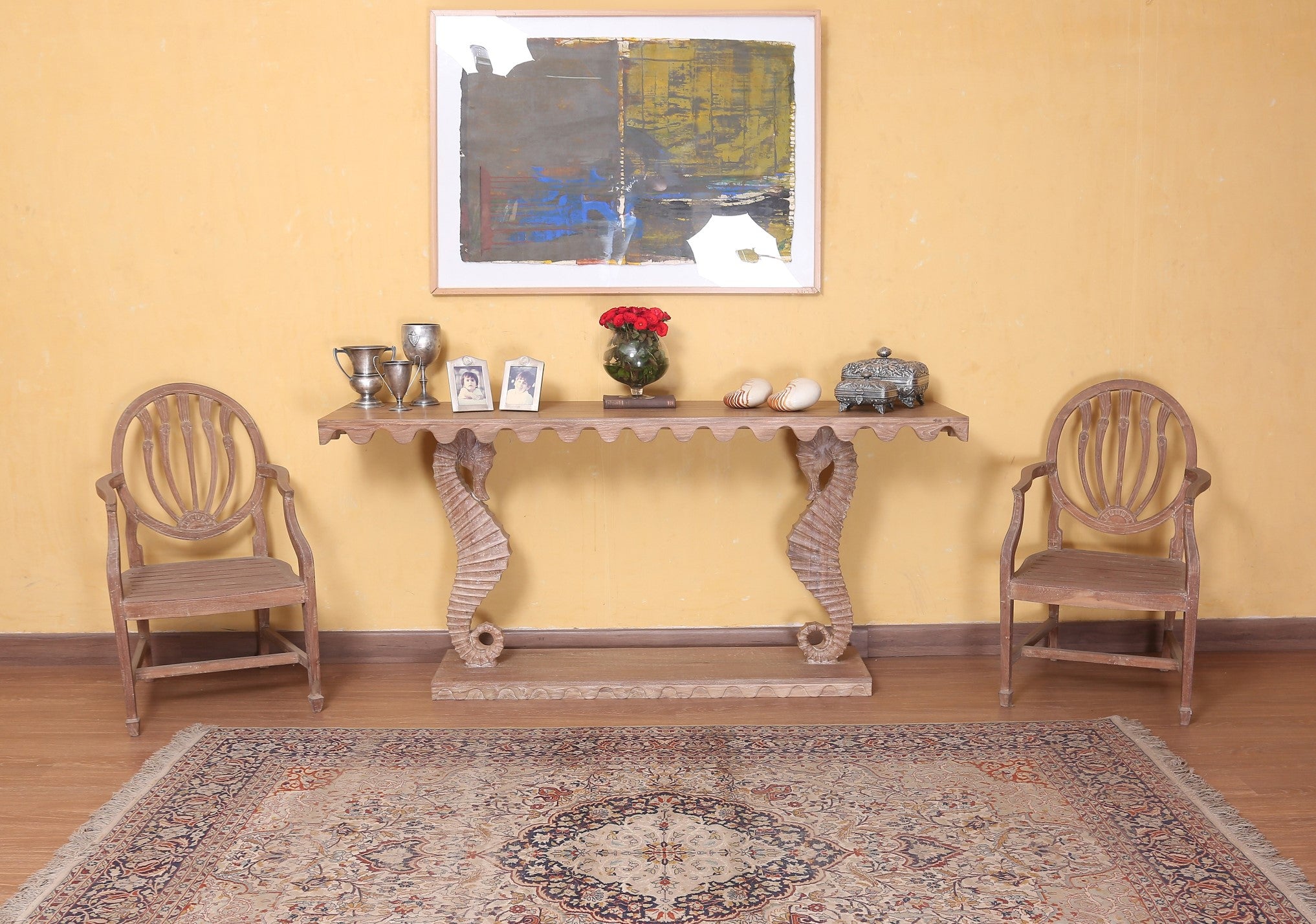 Mallet Seahorse Console Table