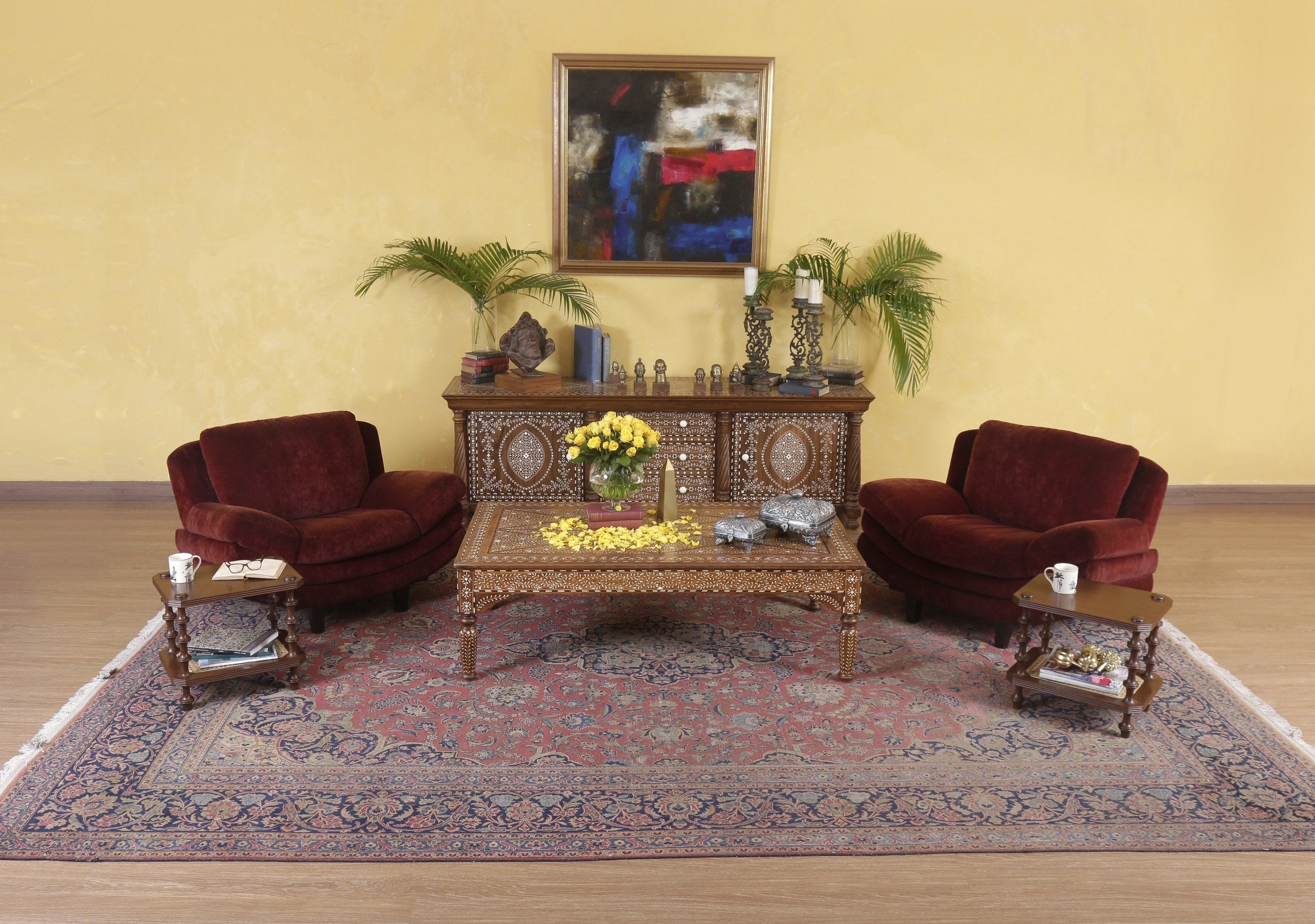 Gillespie Inlaid Coffee Table