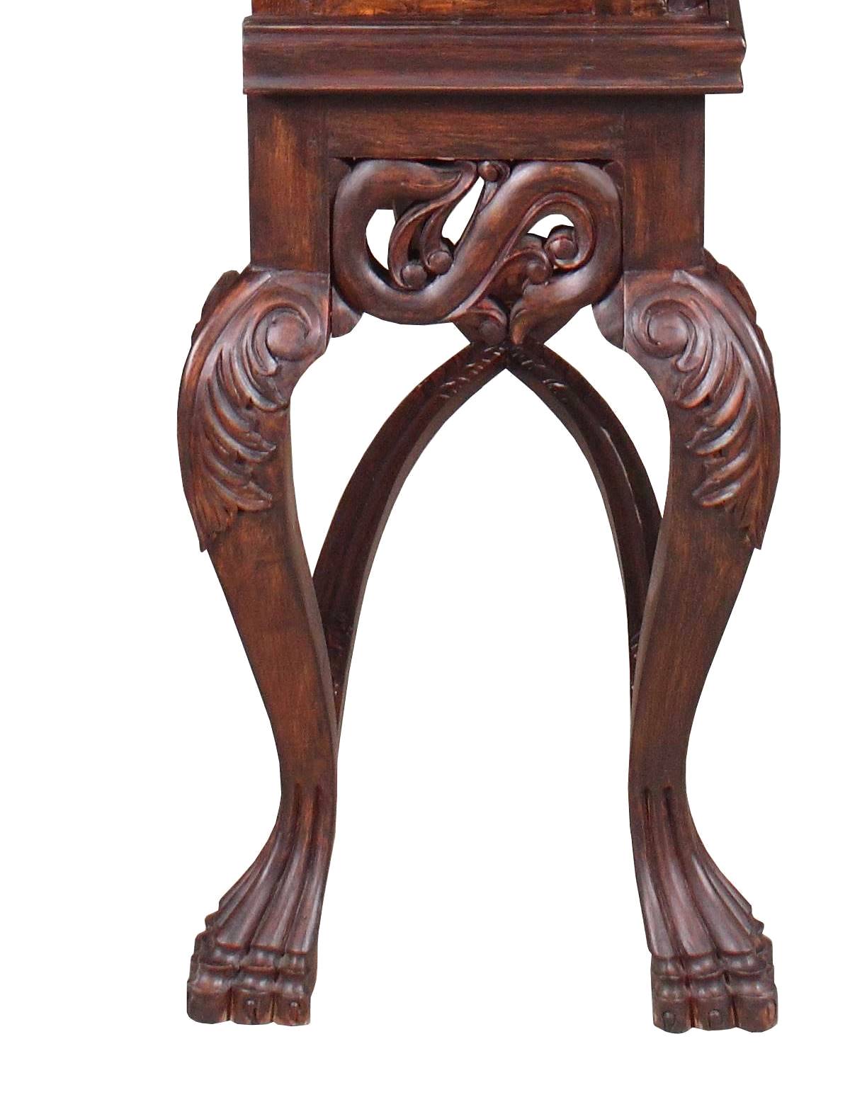 Stewart Antique Carved Cabinet