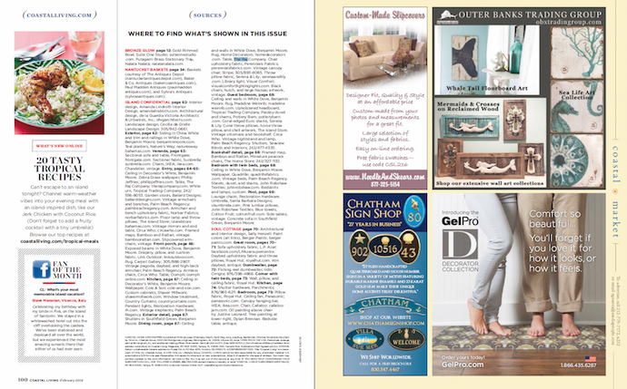 Coastal Living February '16