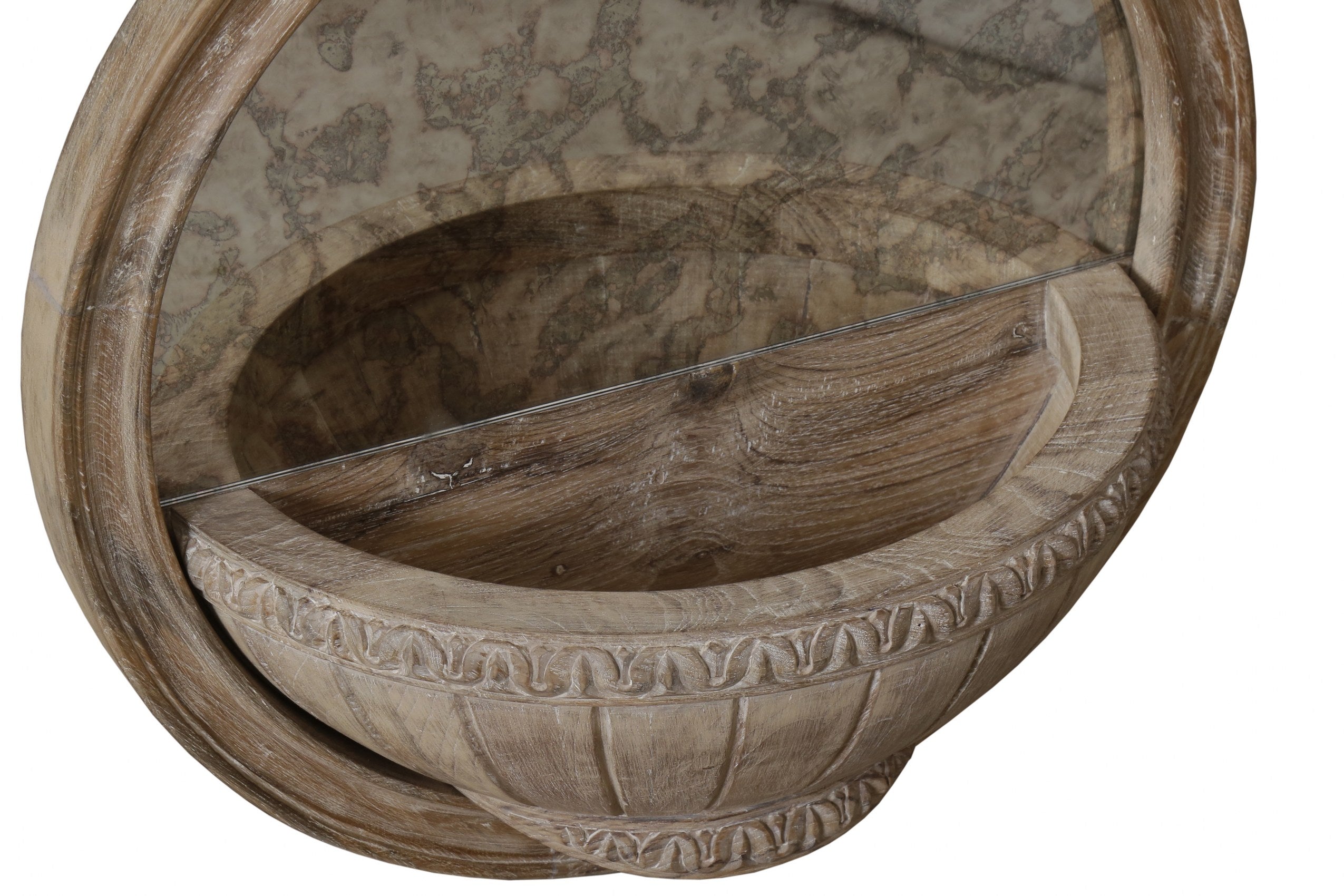 Voss Round Mirrored Planter
