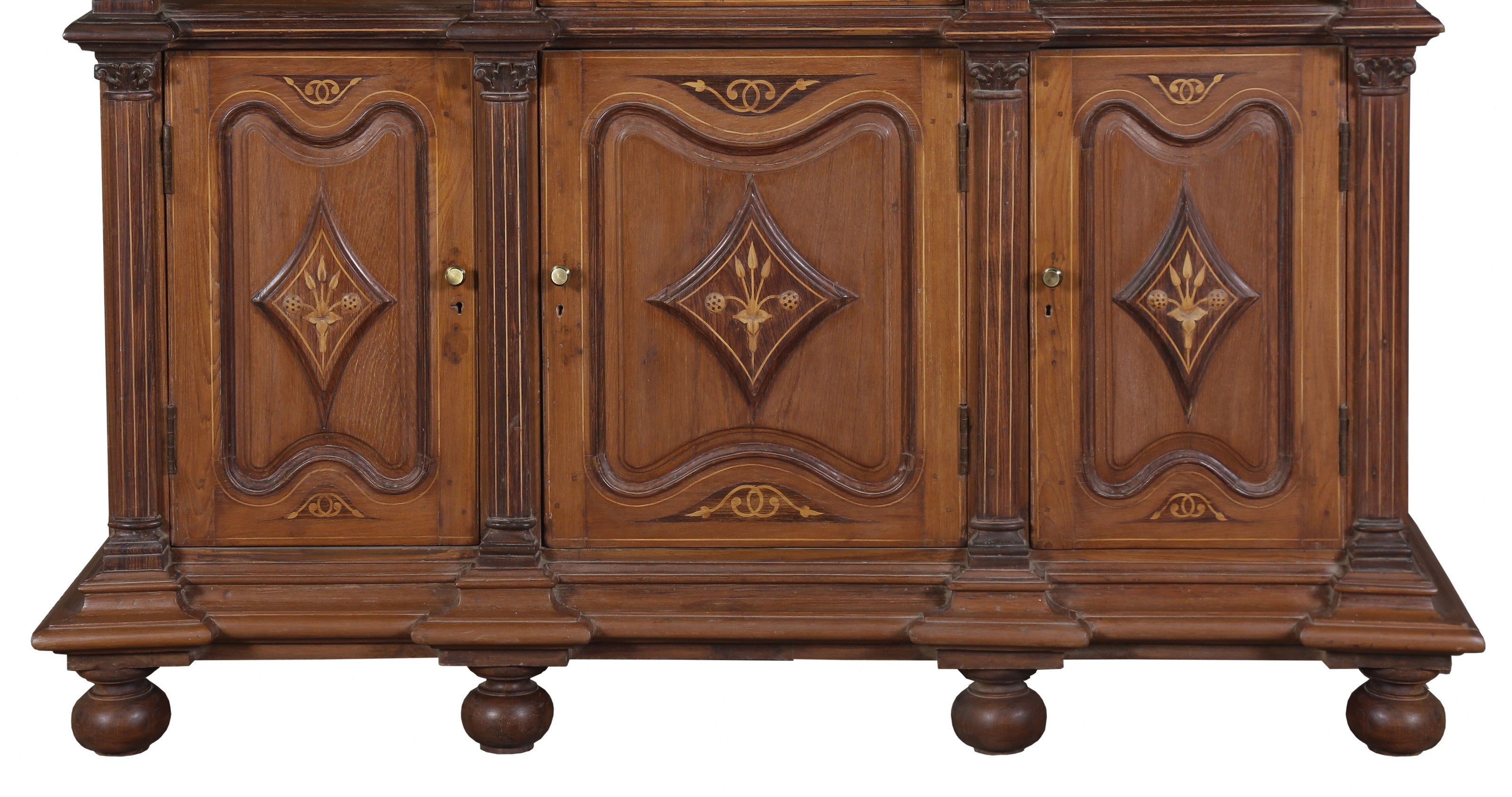 Saldana Antique Inlaid Cabinet