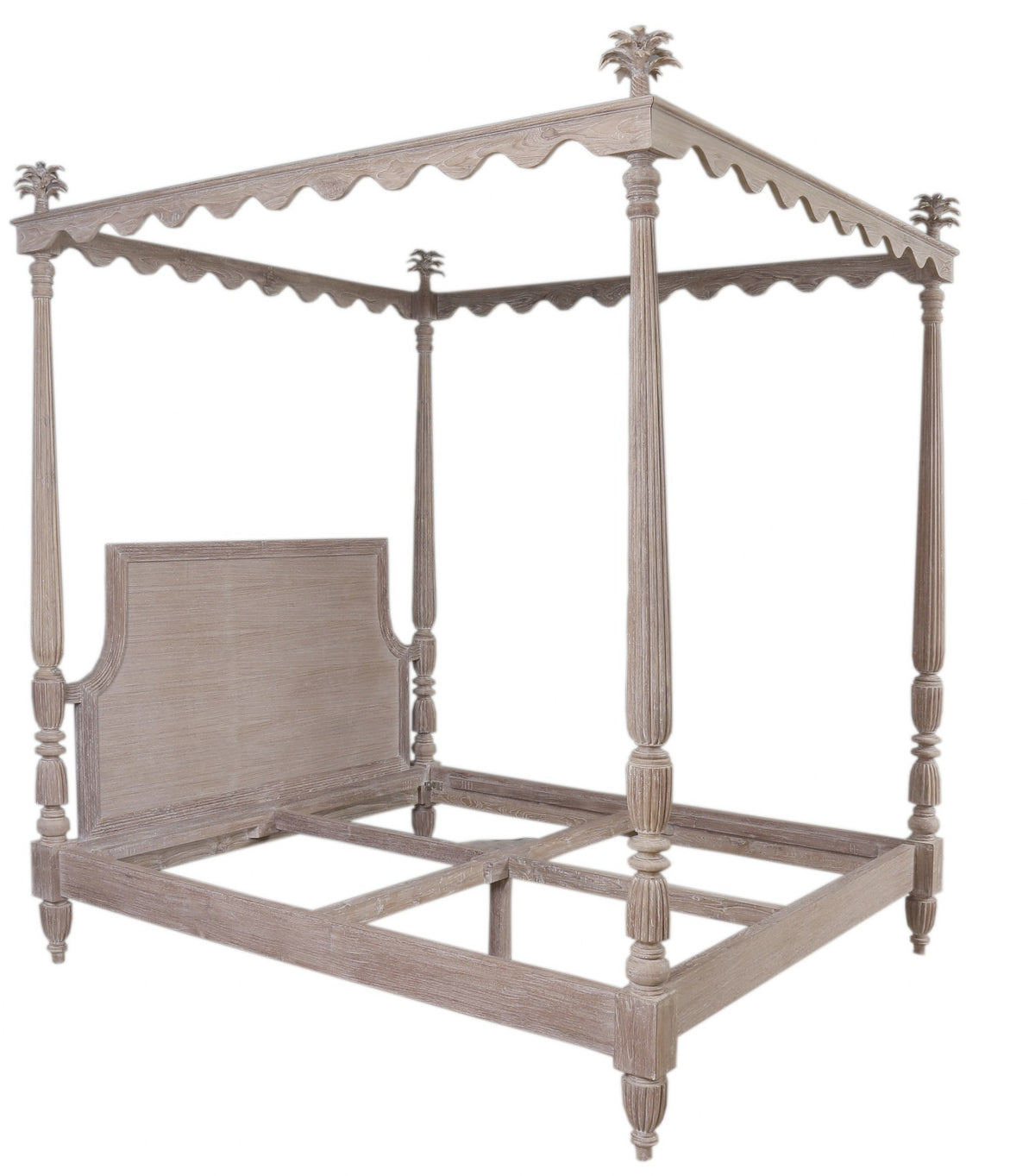 CocoCay Palm Four Poster Bed