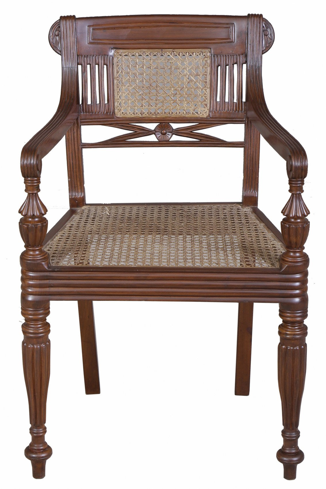 Moore Caned Dining Armchair