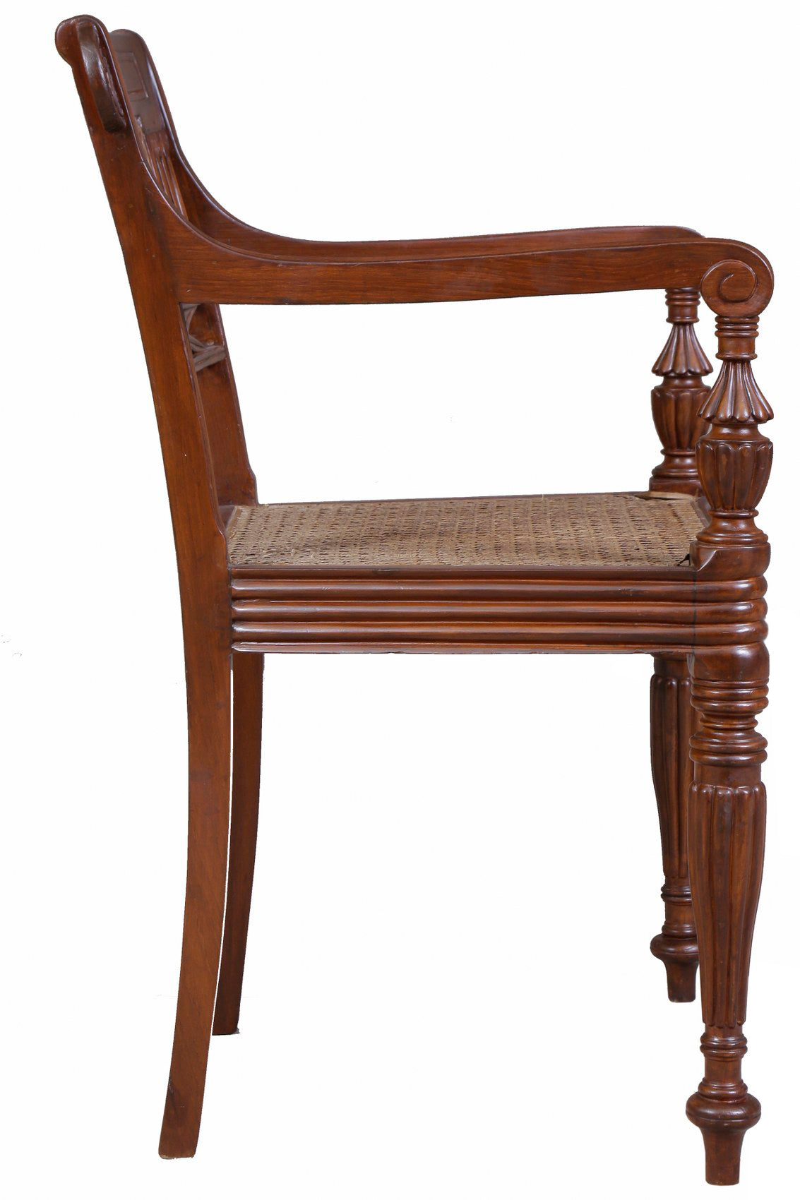 Moore Caned Dining Armchair