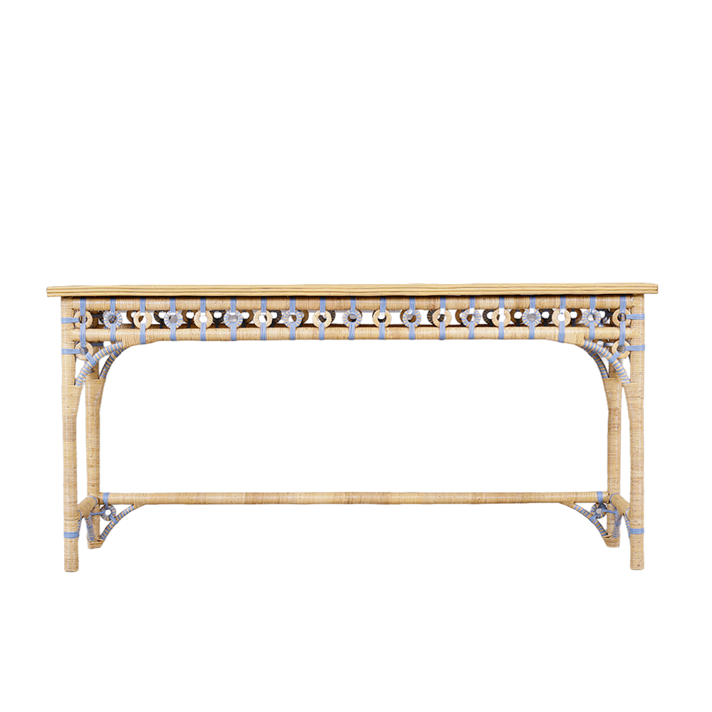 Callista Rattan Console Table