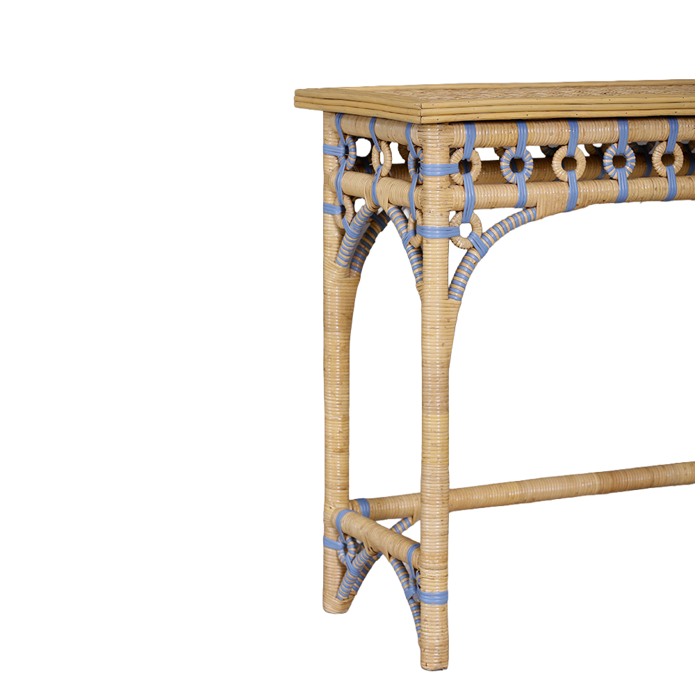 Callista Rattan Console Table