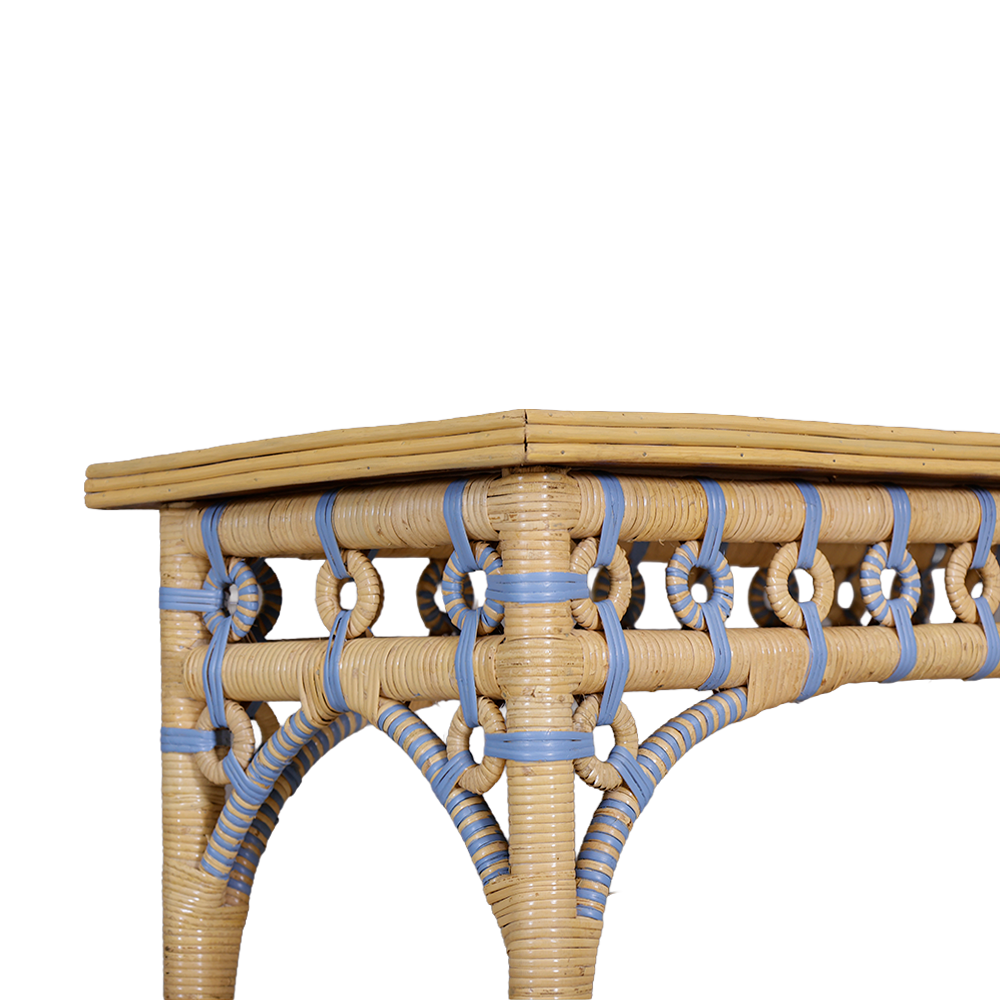 Callista Rattan Console Table