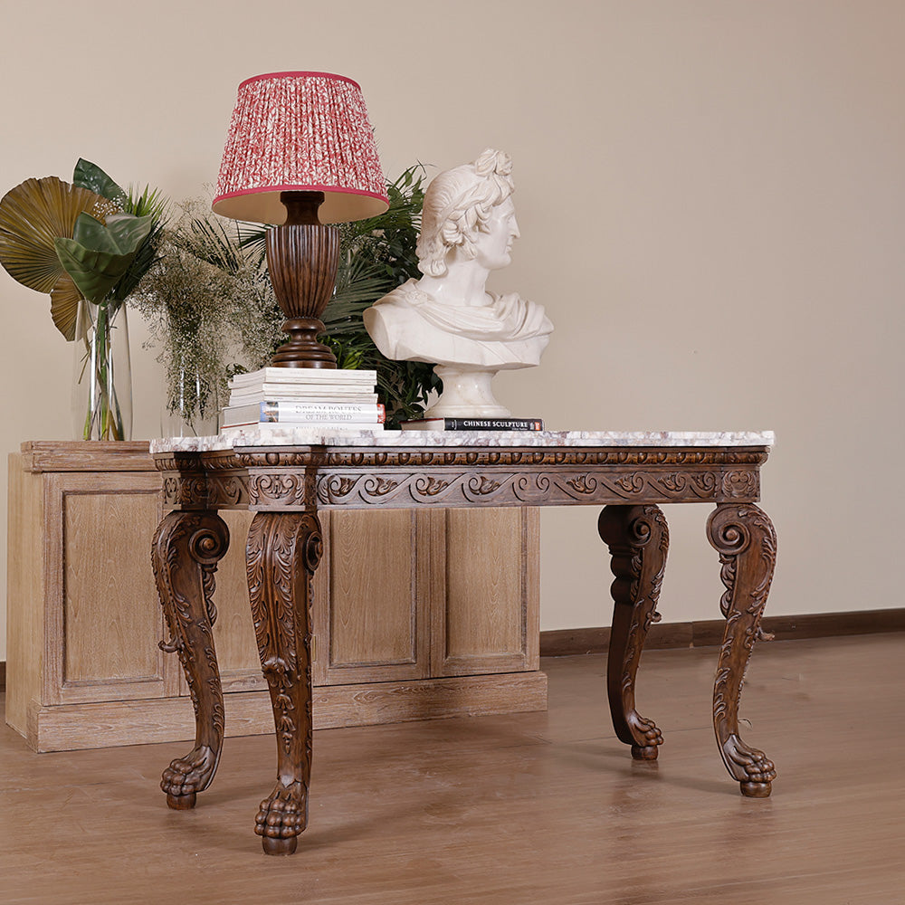 Ralia Marble Top Console Table