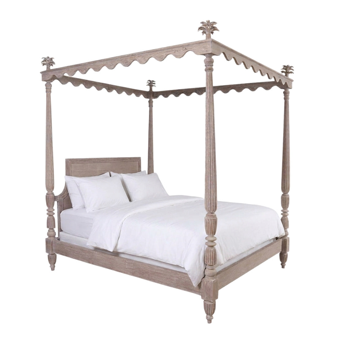 CocoCay Palm Four Poster Bed