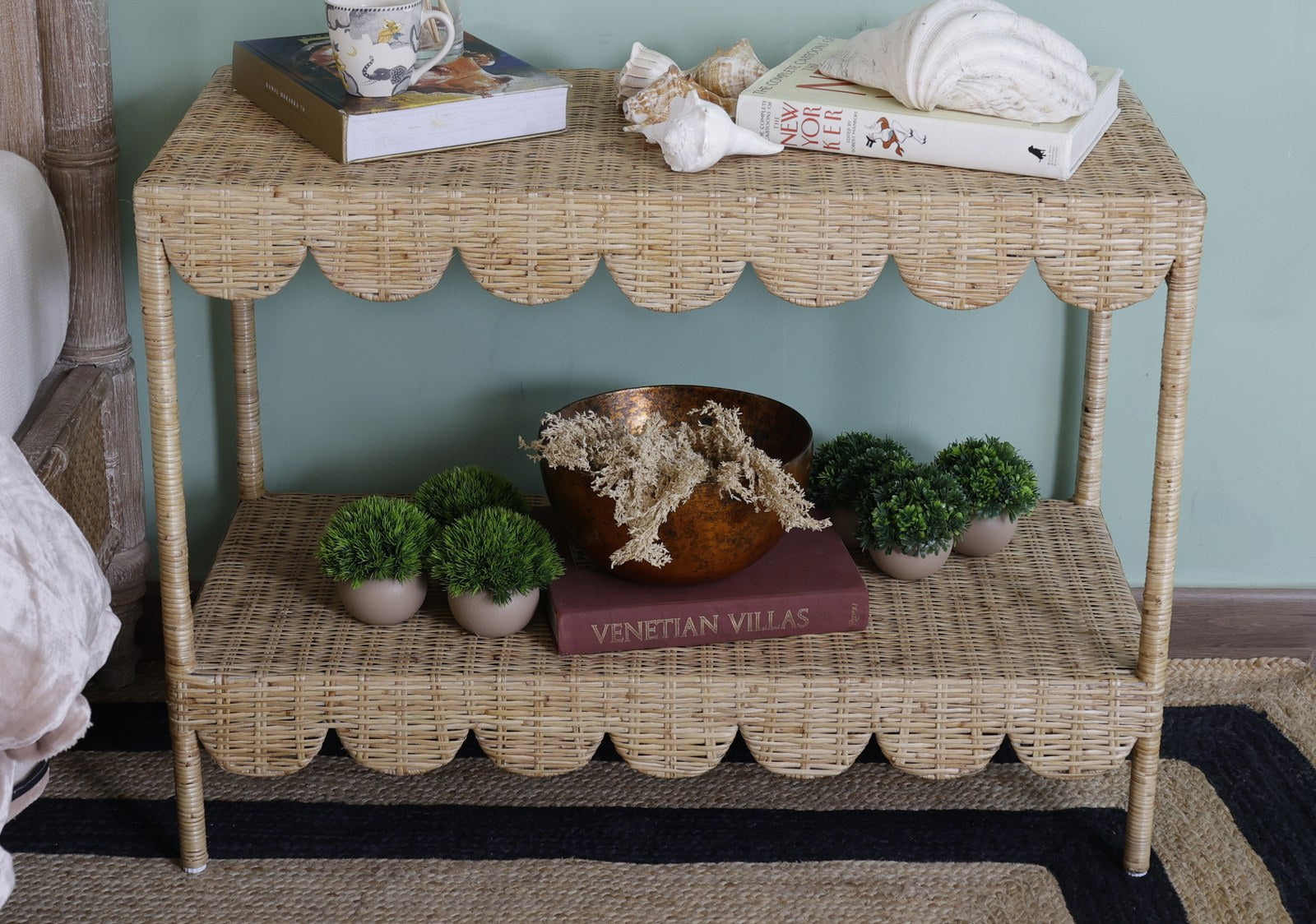 Somerset Rattan Bedside Table