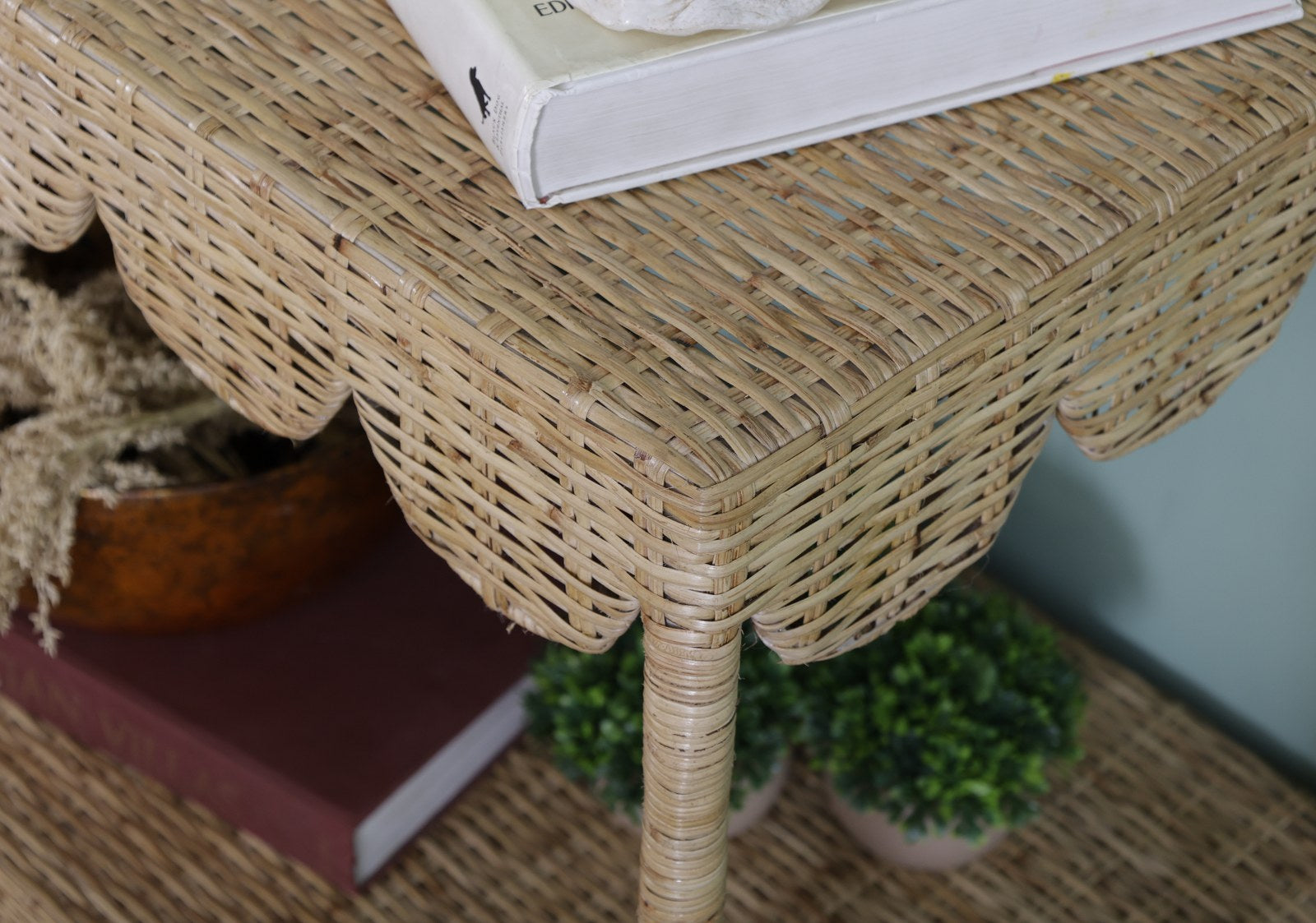 Somerset Rattan Bedside Table