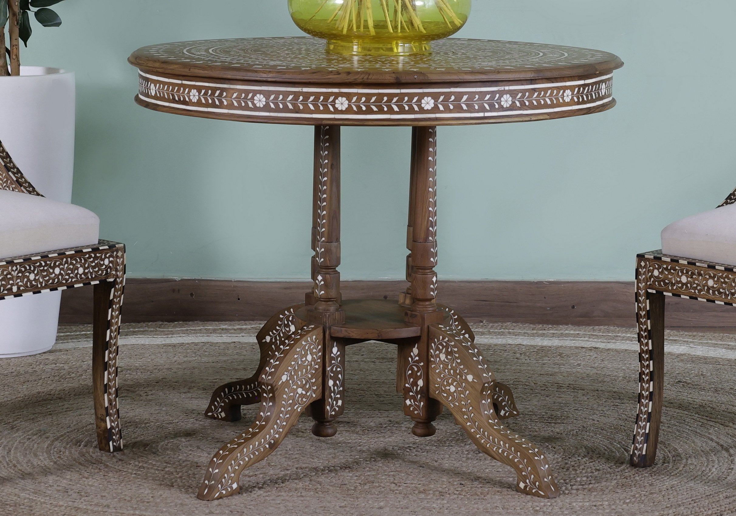 Leonara Inlaid Dining Table