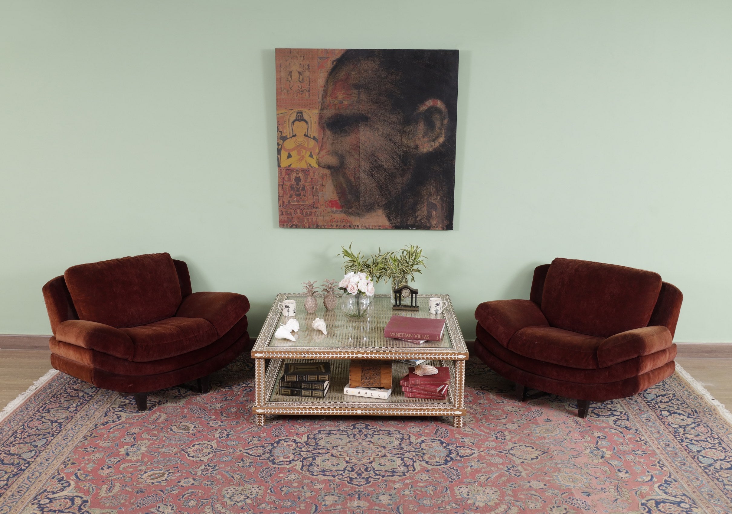 Byatt Inlaid Center Table