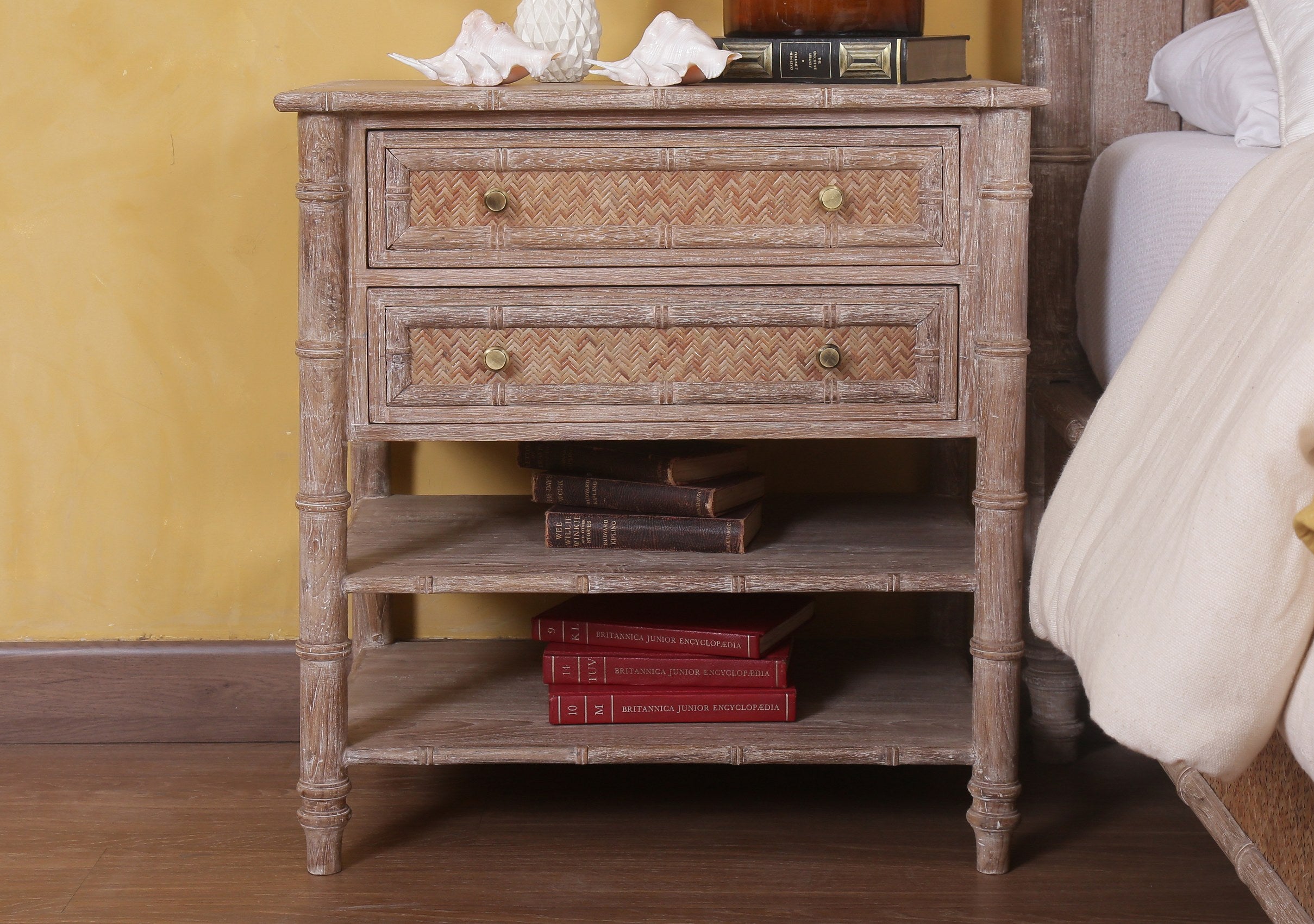 Curacao Bamboo Nightstand