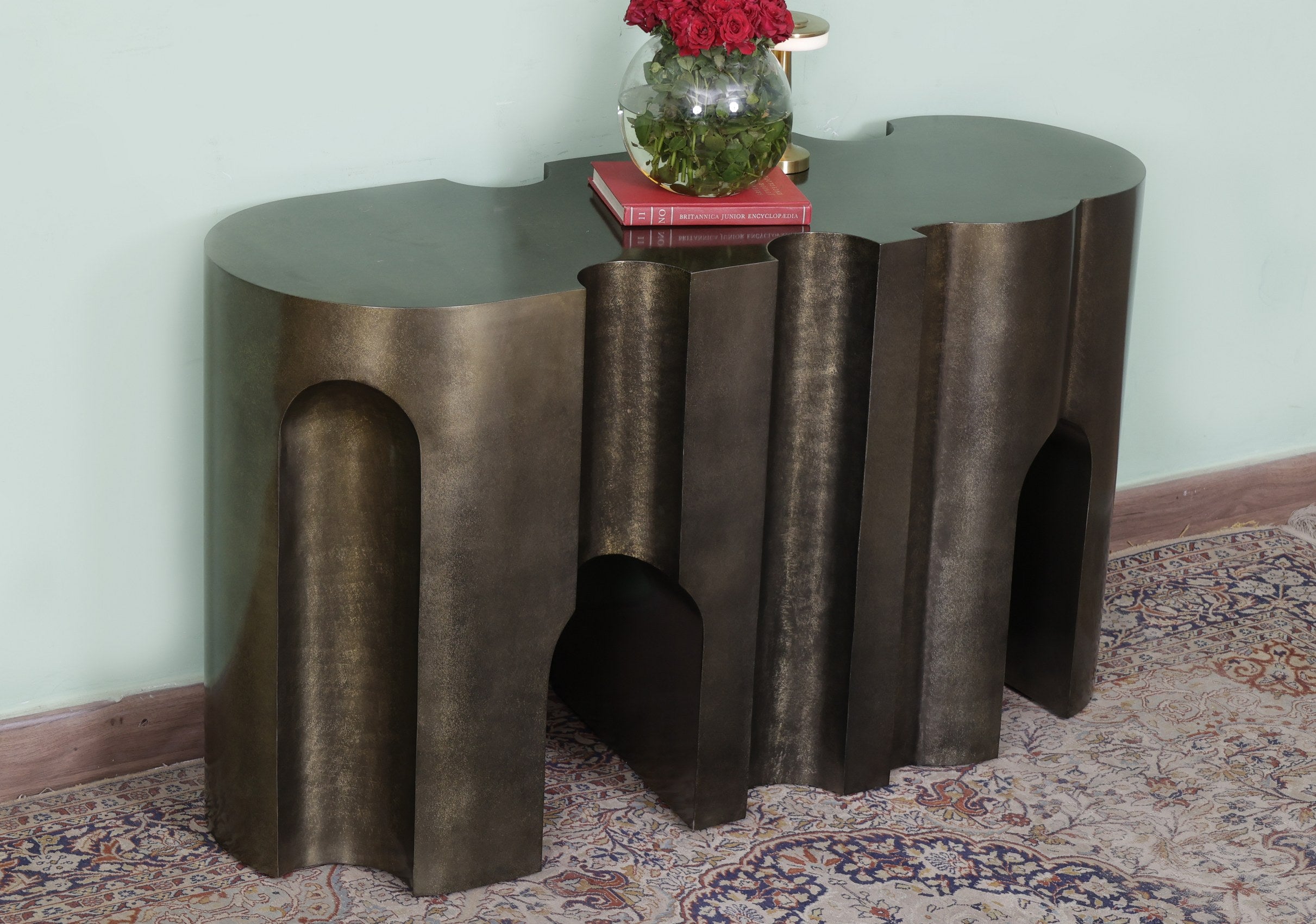 Herrera Metal Console Table