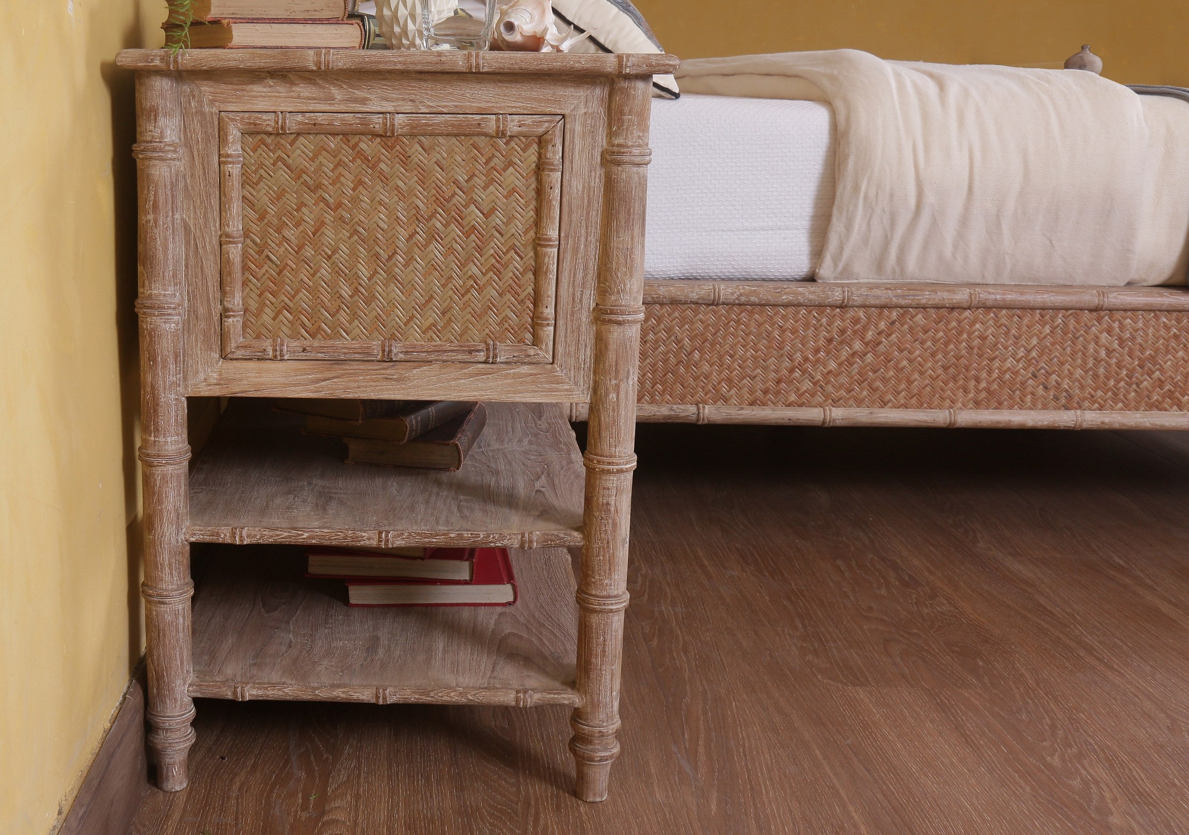 Curacao Bamboo Nightstand