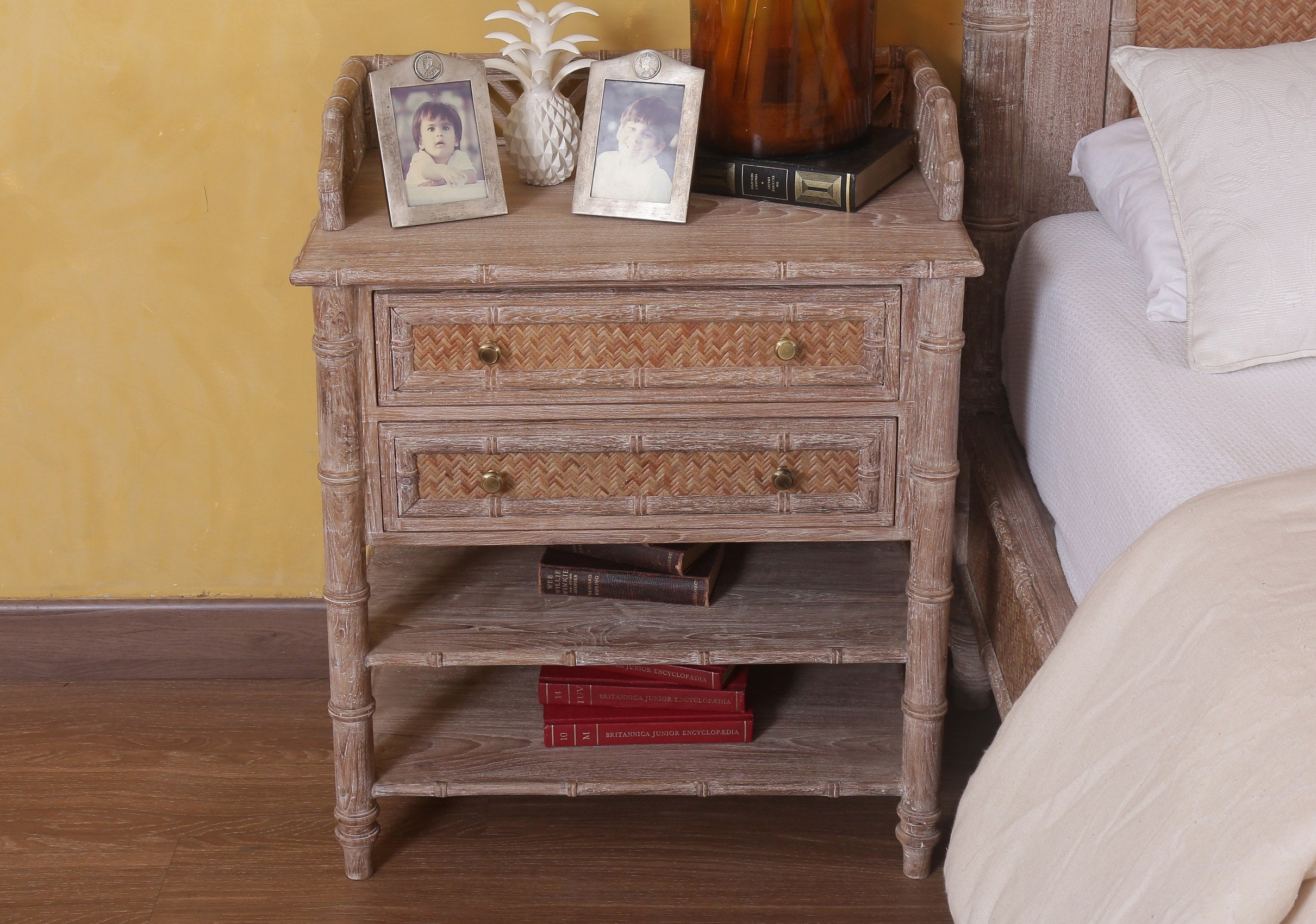 Curacao Bamboo Nightstand