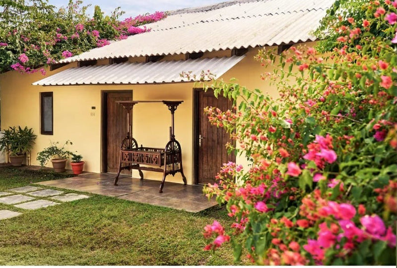 Campaign Furniture for the Indian Wilderness at Meru Vann Safari Lodge at Kanha National Park, Madhya Pradesh