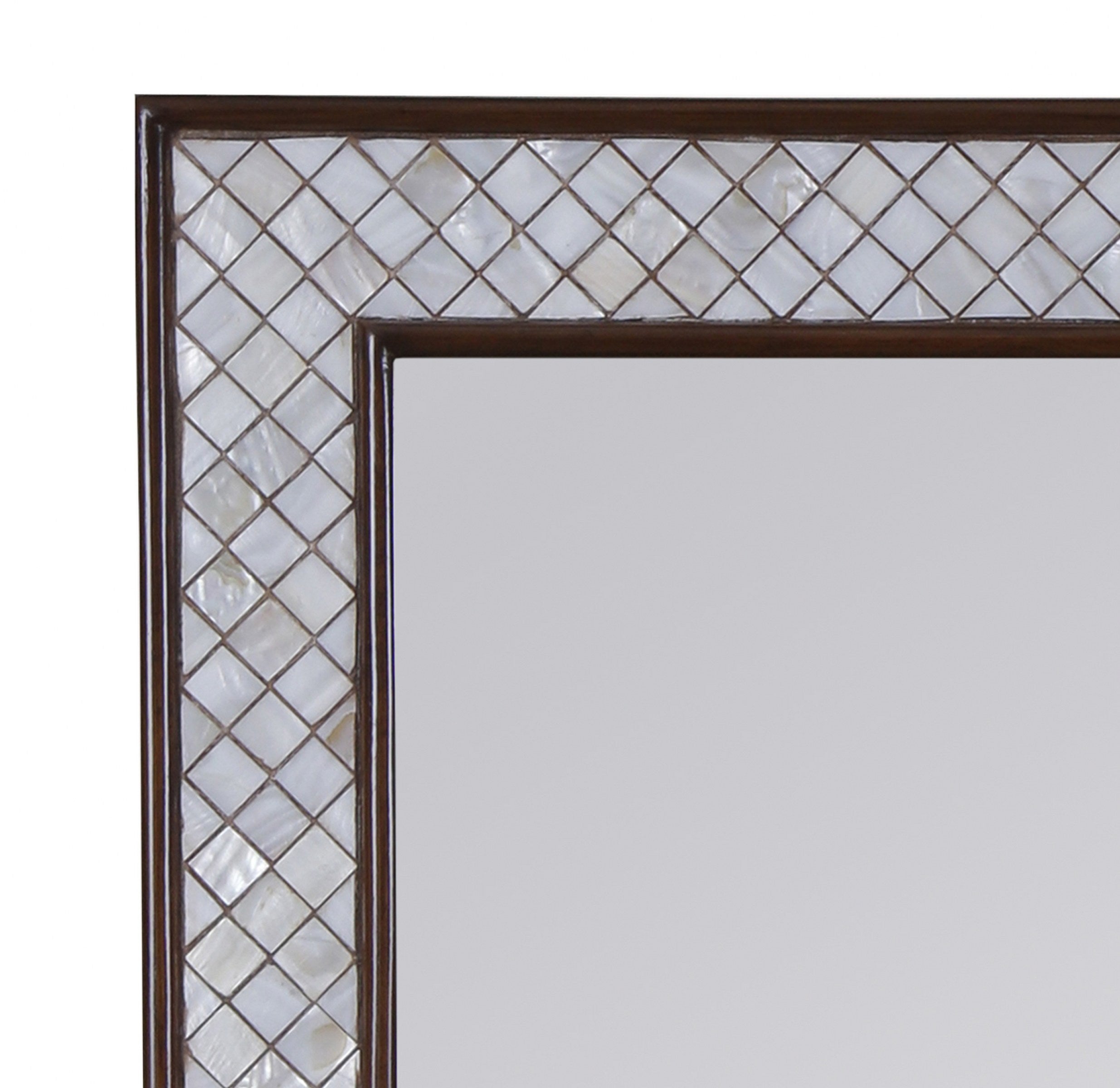 Abaco Inlaid Mirror Frame