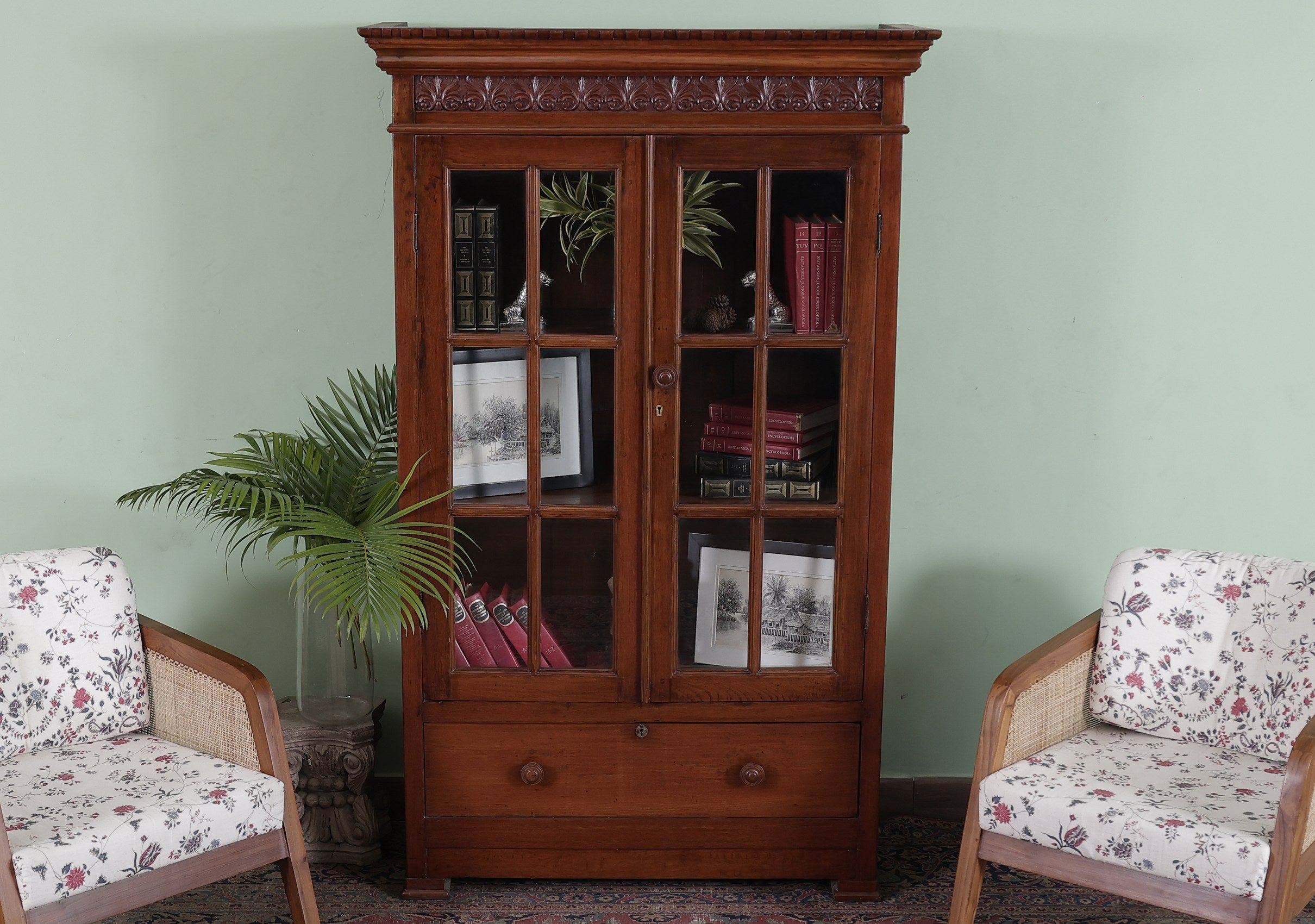 Trumbull Antique Bookcase