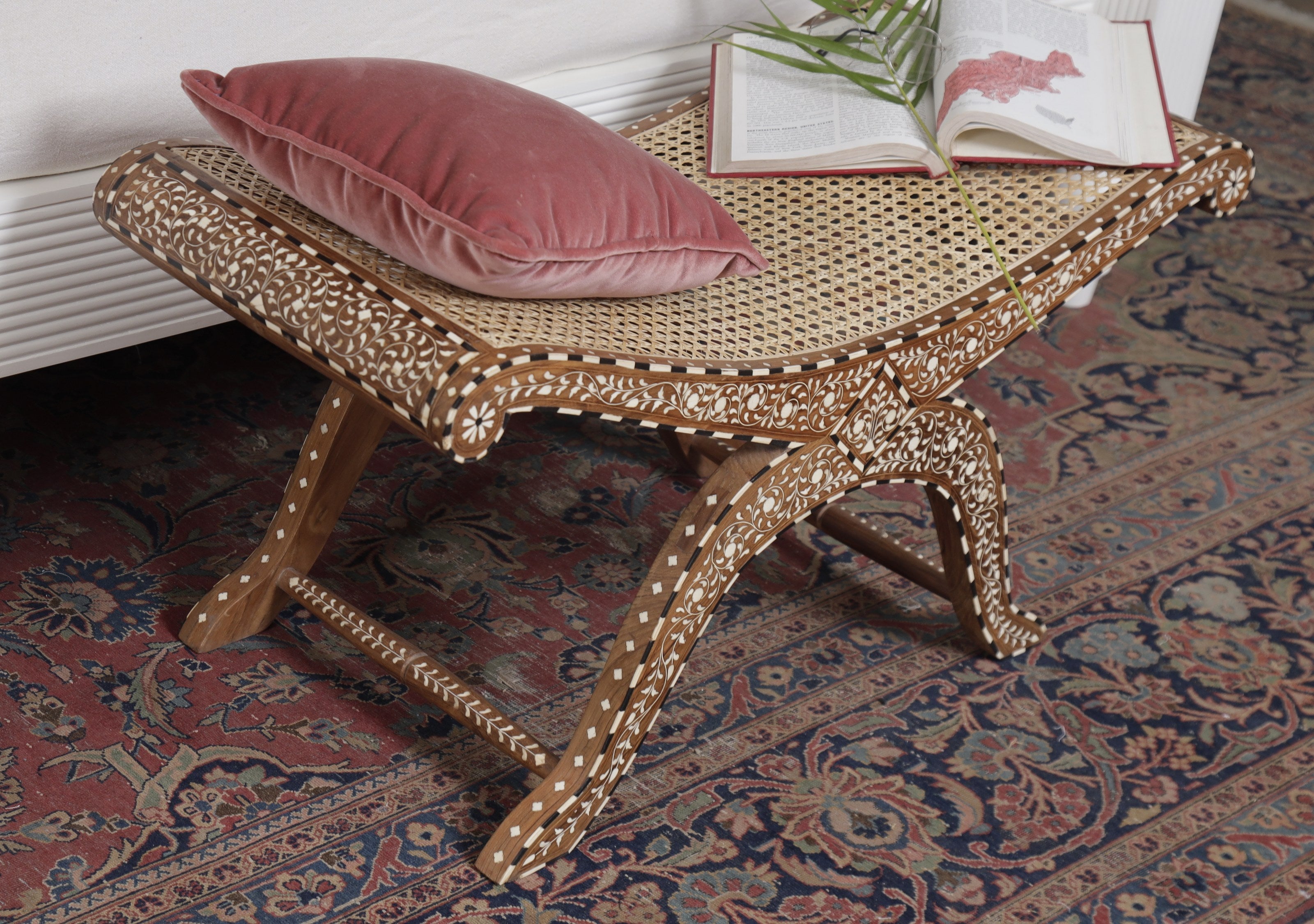 Gustav Inlaid Stool