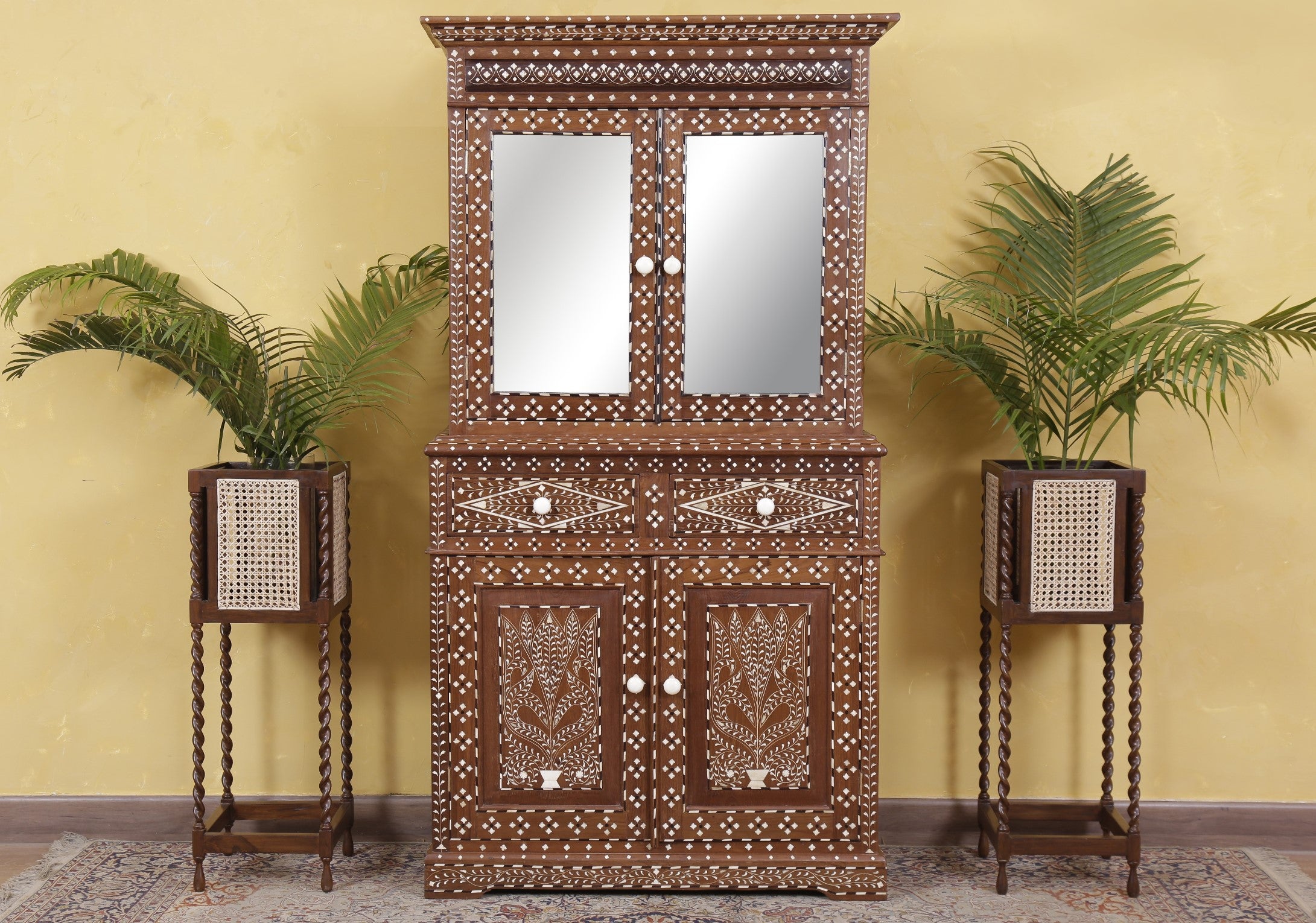 Dotin Inlaid Cabinet