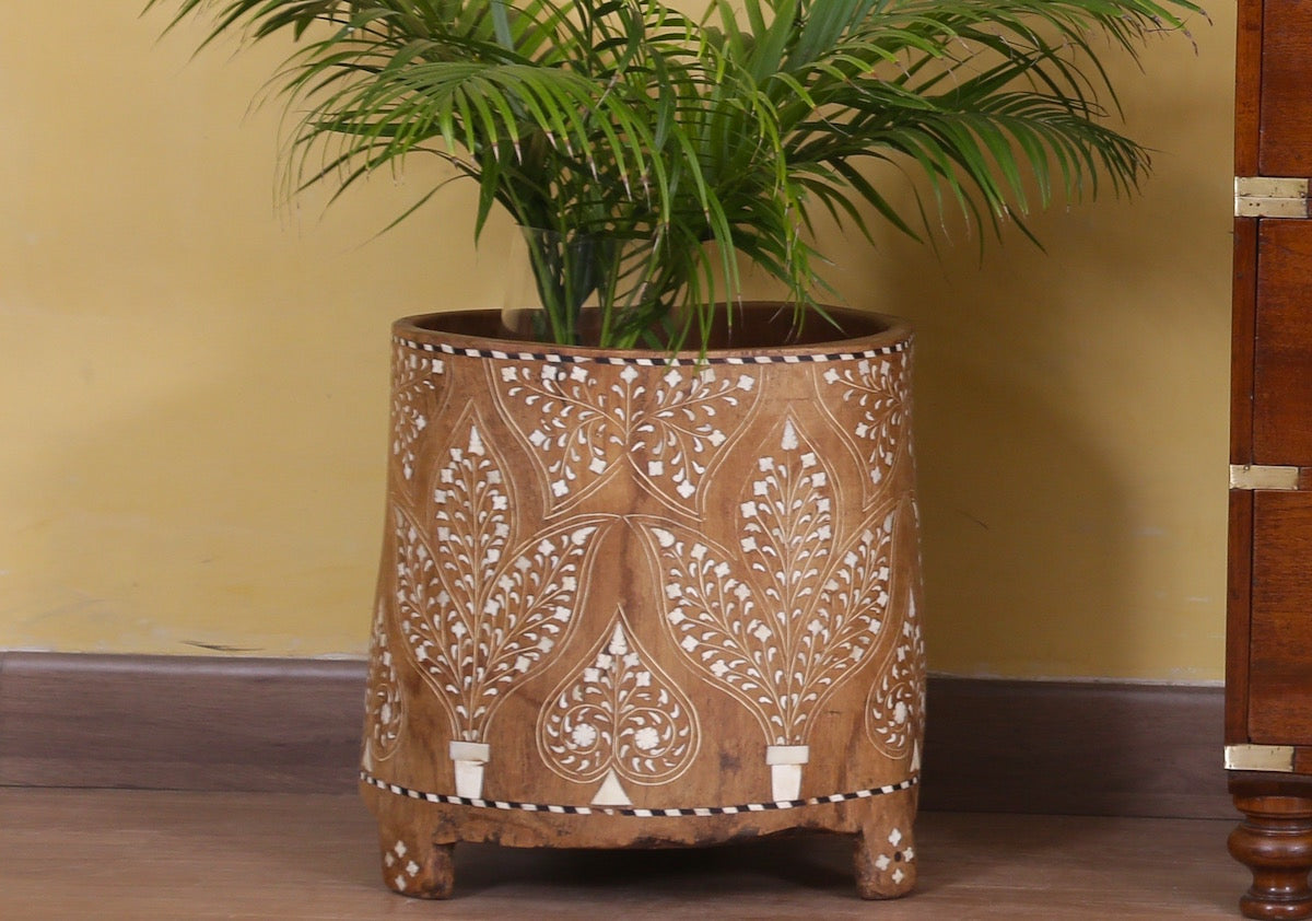 Bishop Inlaid Planter