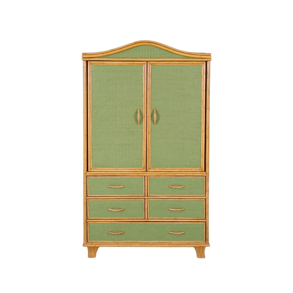 Poplin Rattan Wardrobe