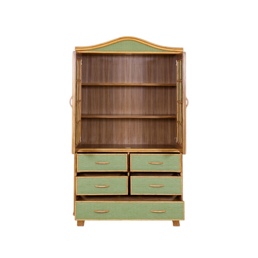 Poplin Rattan Wardrobe
