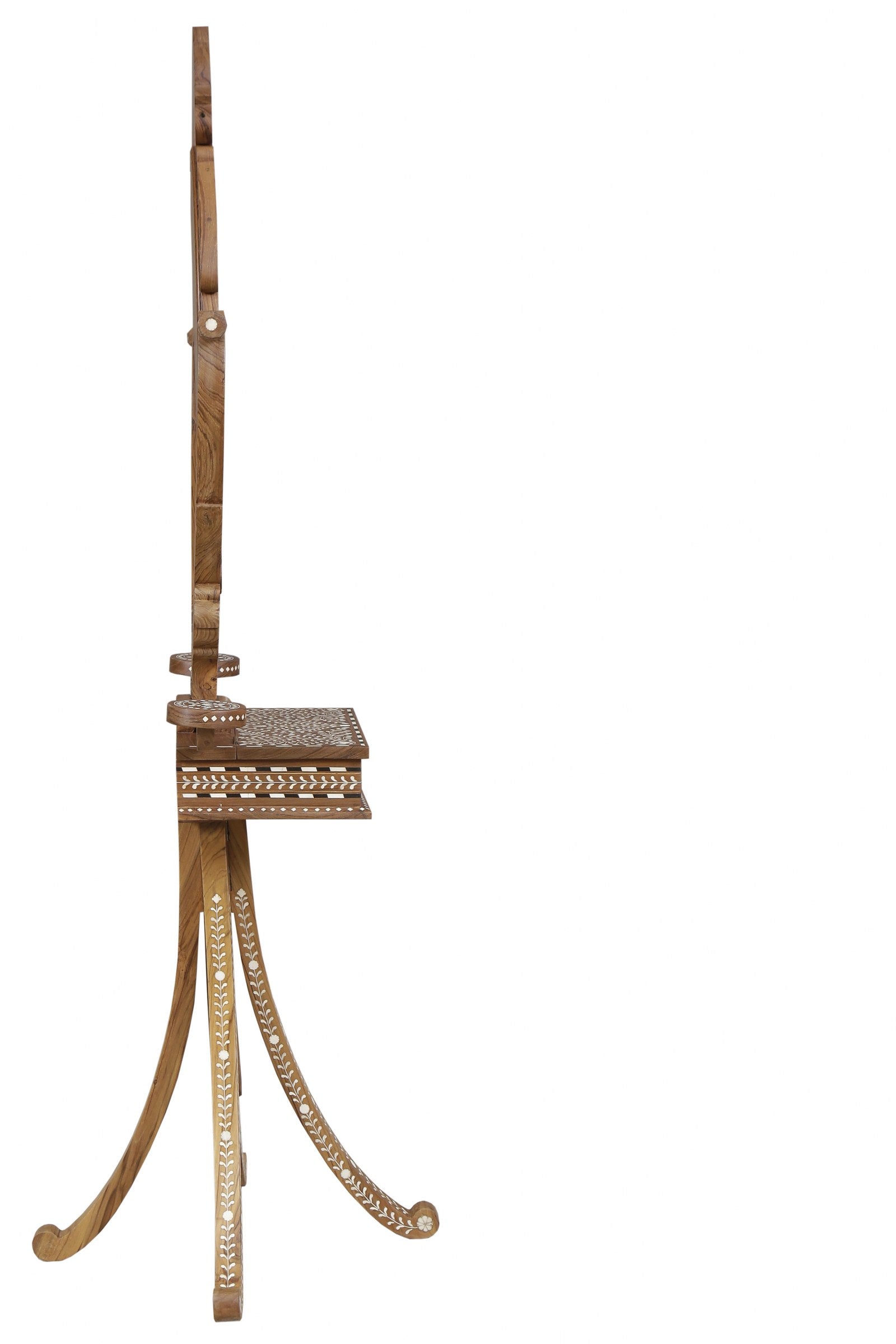 Dewar Inlaid Standing Mirror
