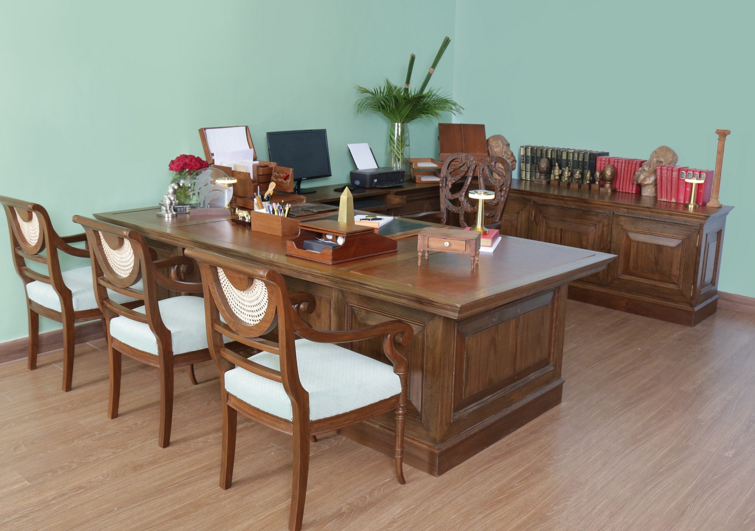 Churton Desk with Runner and Sideboard