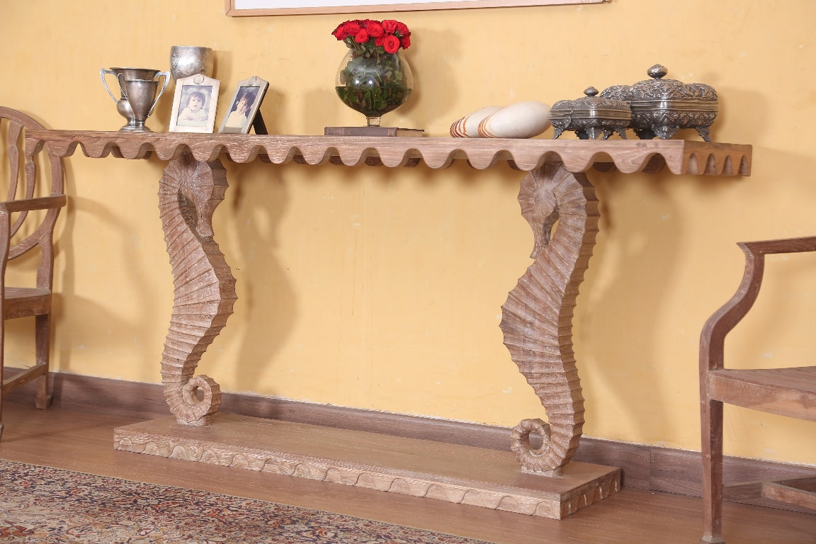 Mallet Seahorse Console Table