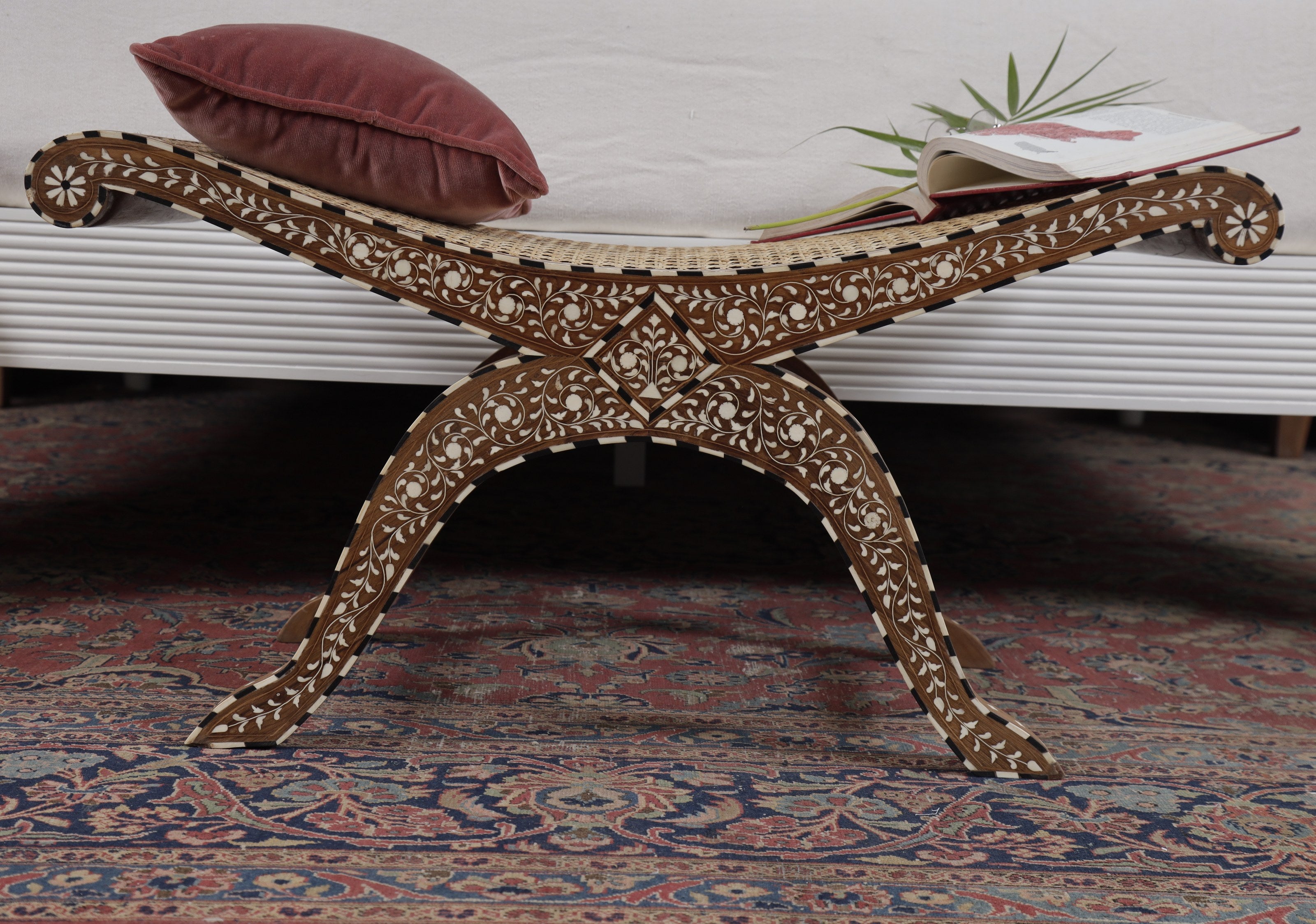 Gustav Inlaid Stool