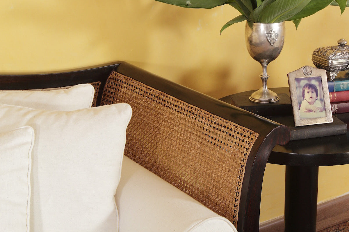 Duff Caned Sofa
