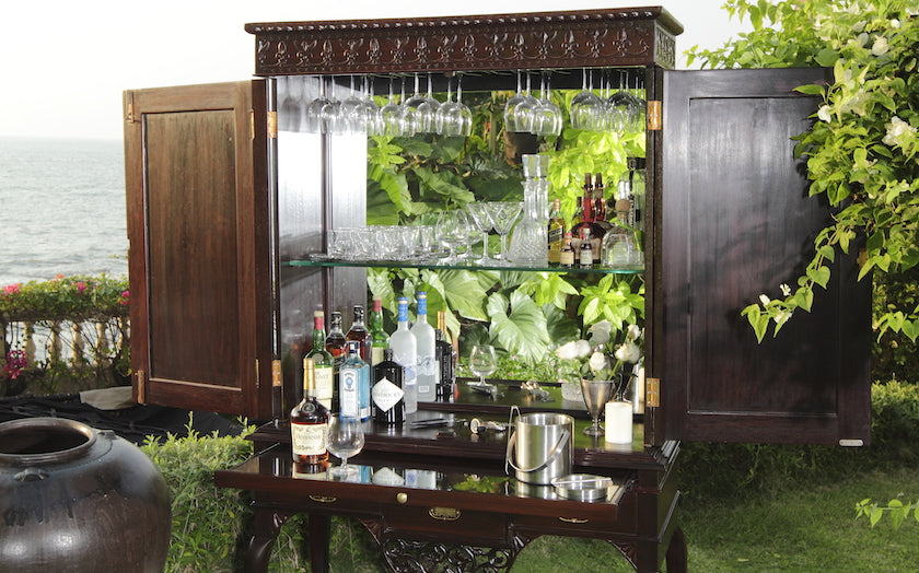 Turnquest Antique Rosewood Bar