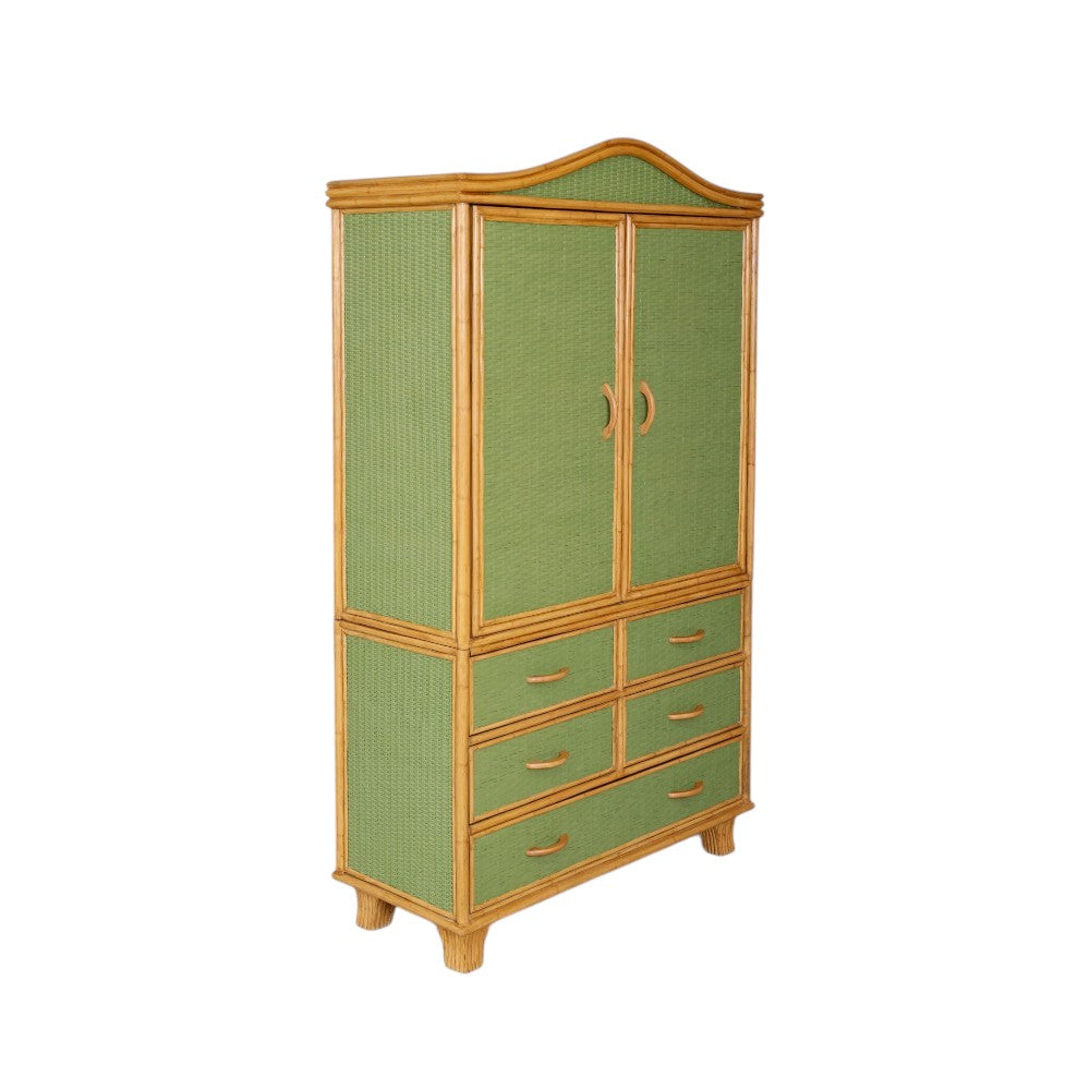 Poplin Rattan Wardrobe