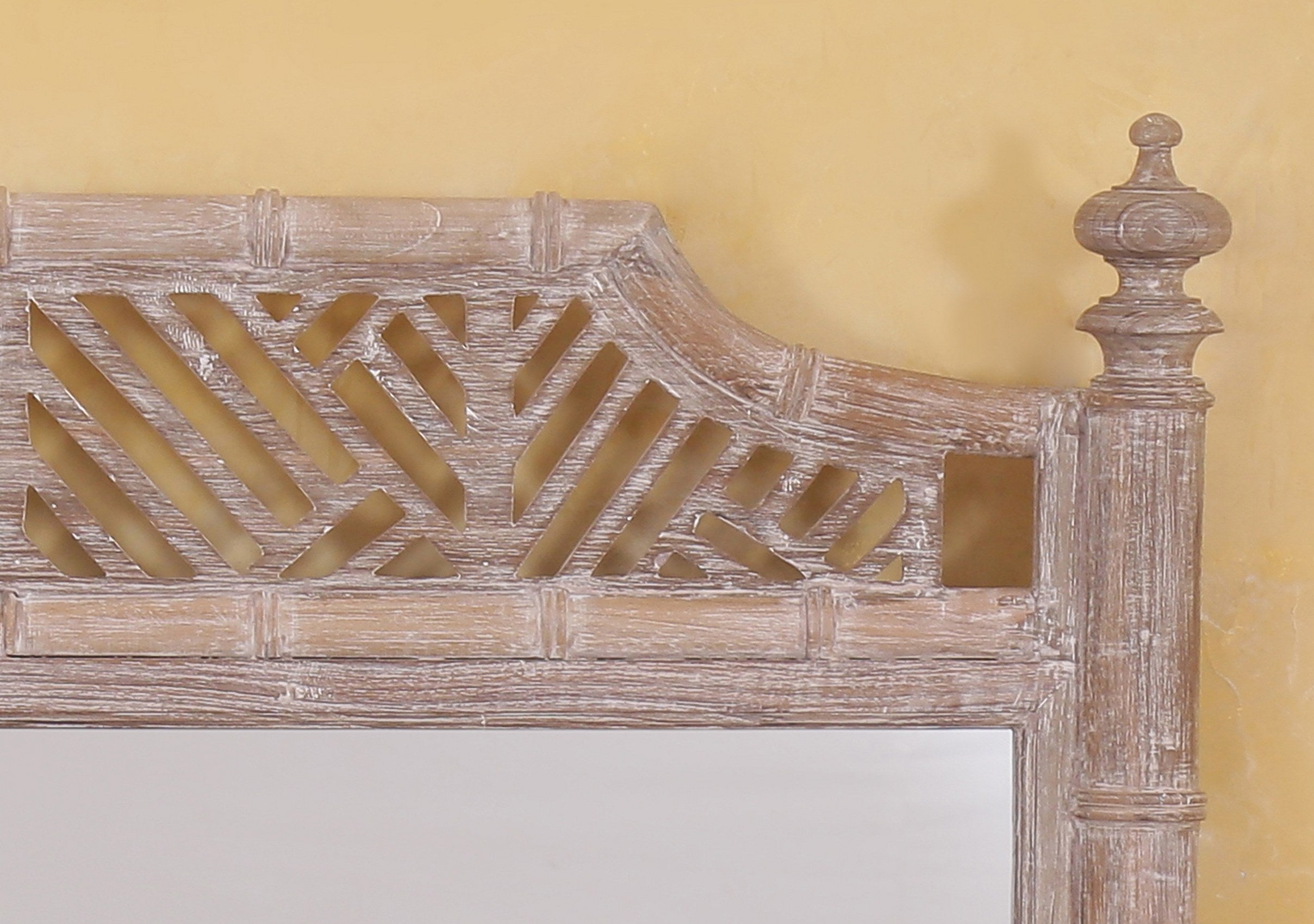 Curacao Bamboo Mirror Frame