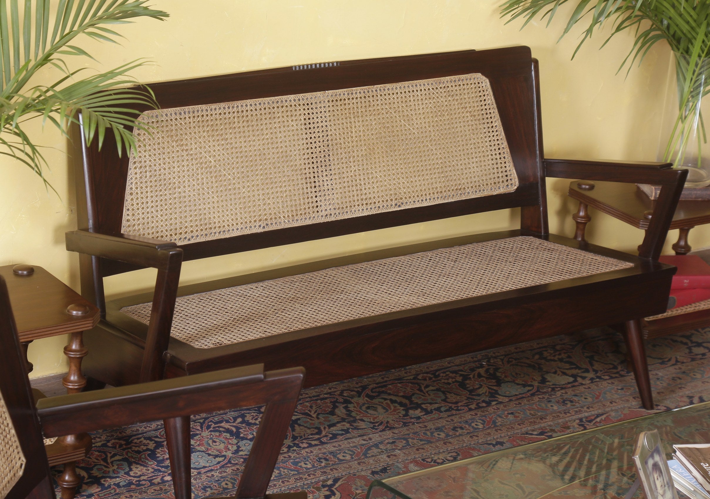 Clarice Rosewood Sofa Set