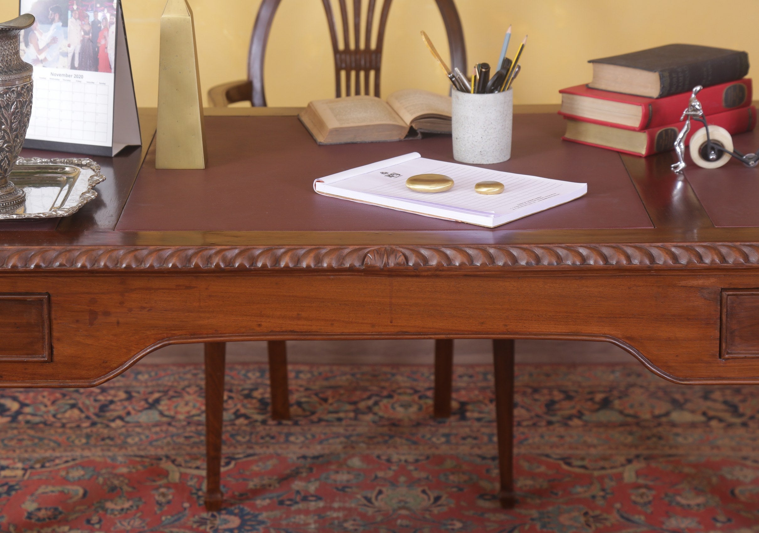 Milton Antique Partners Desk