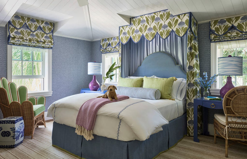 Classic Coastal Interiors at Palm Beach, Florida, Handcrafted in India
