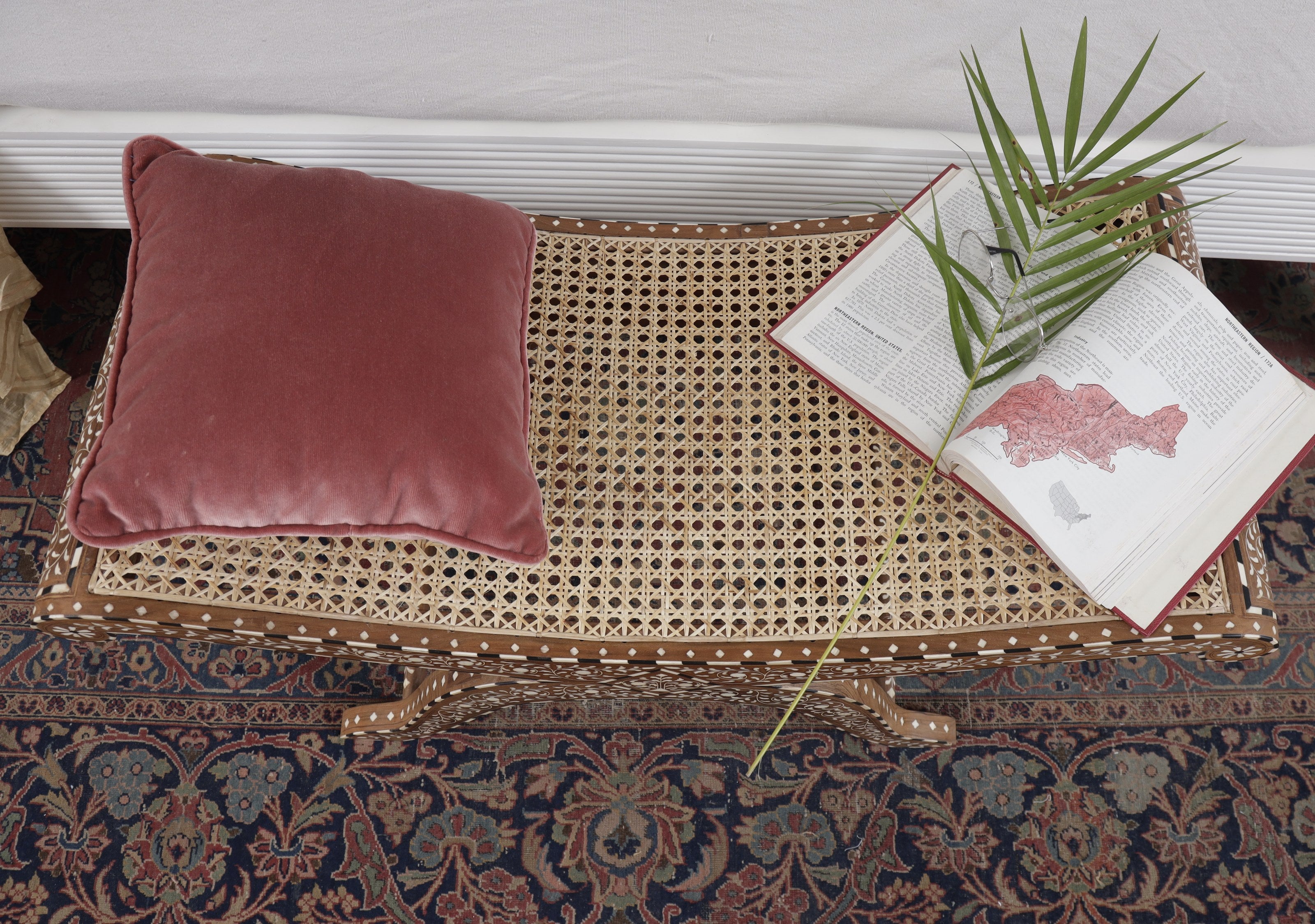 Gustav Inlaid Stool