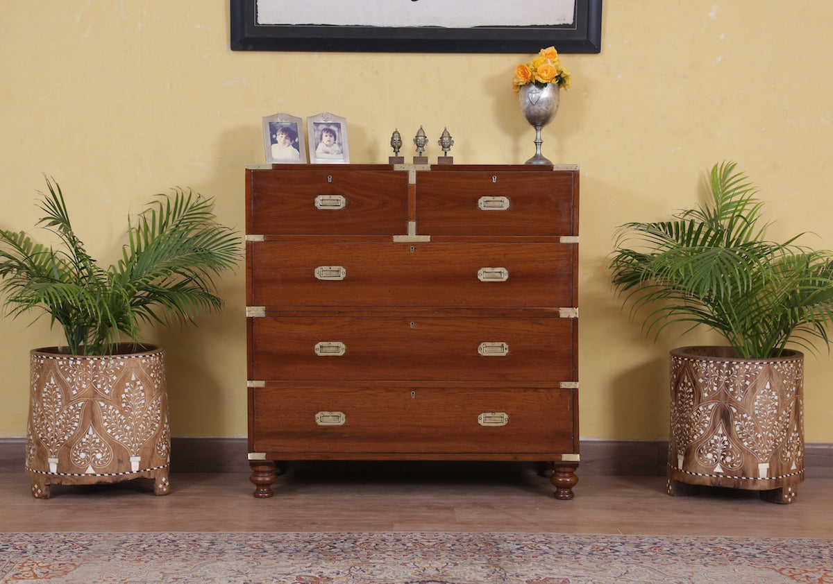 Bishop Inlaid Planter
