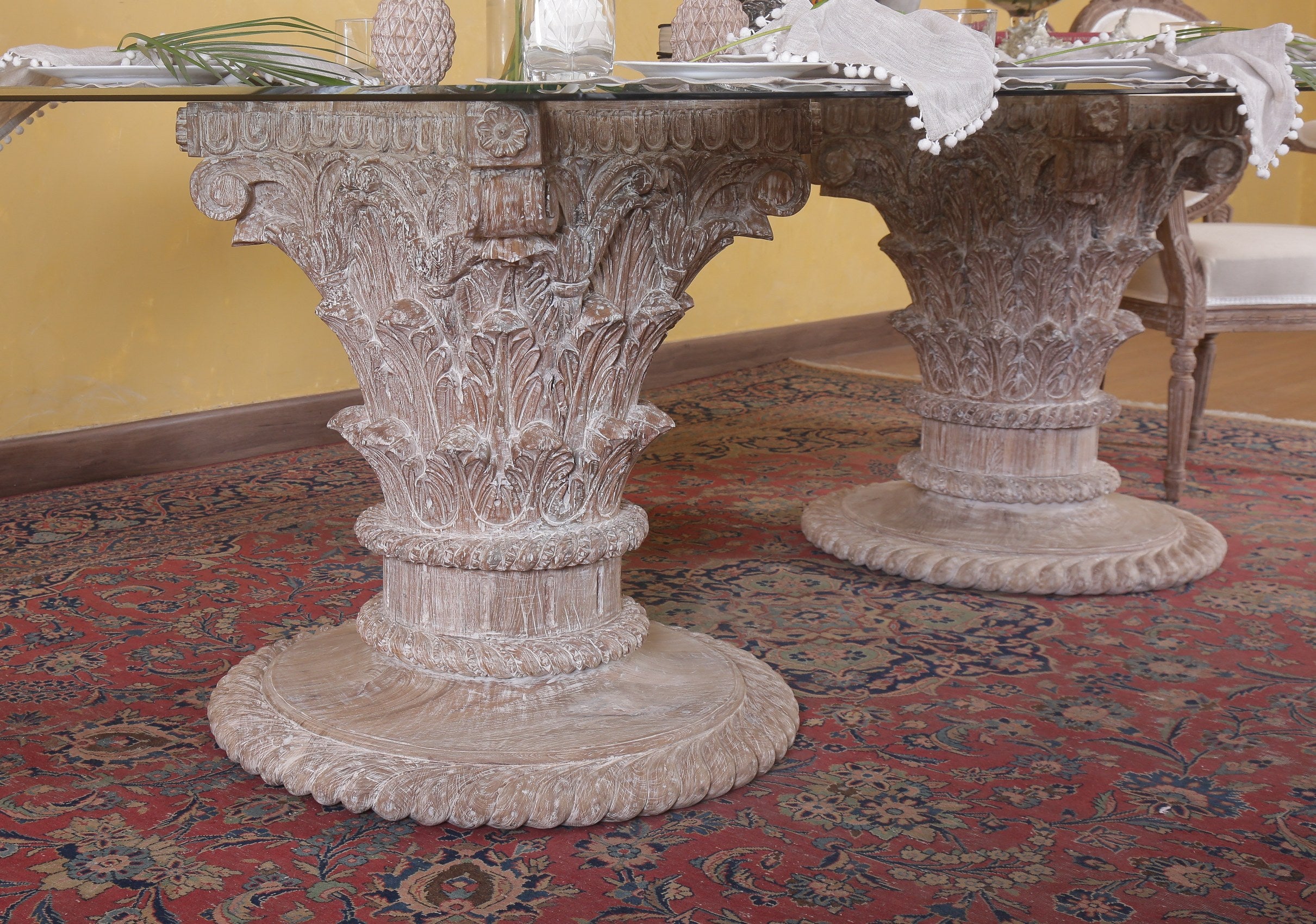 Cathedral Antique Corinthian Table Base