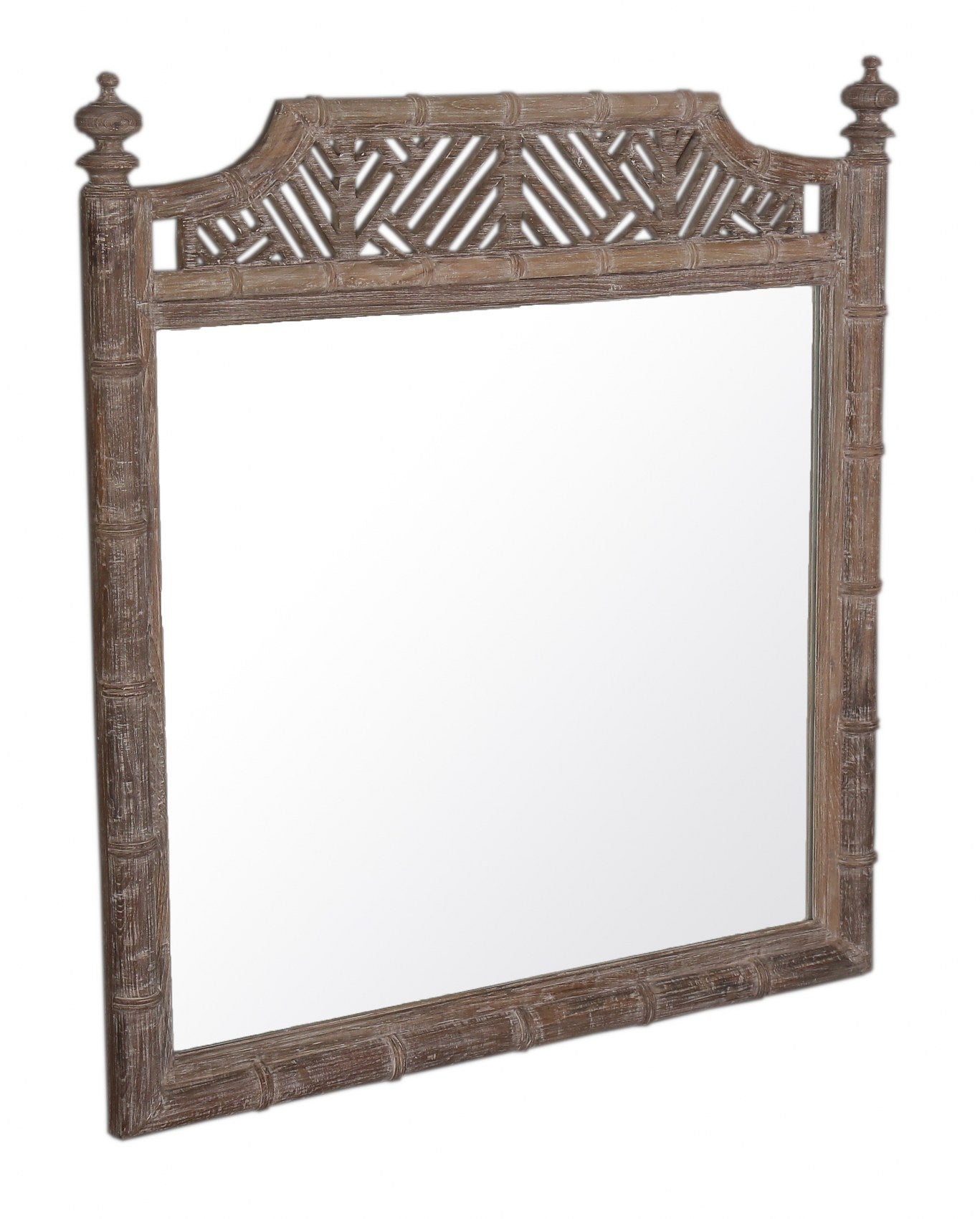 Curacao Bamboo Mirror Frame